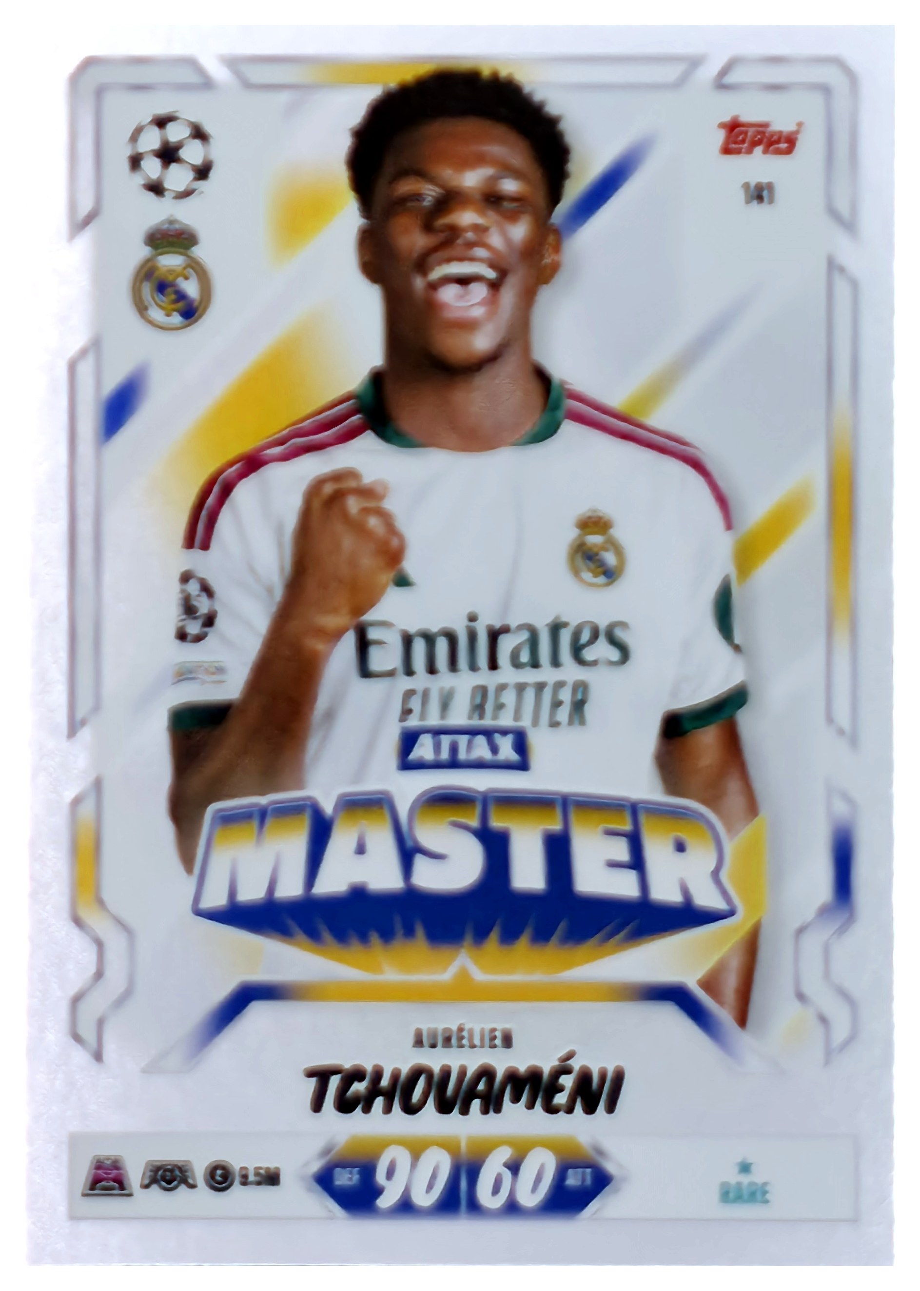 Aurélien Tchouaméni - Topps Match Attax UEFA Club Competitions Attax Master 2026-27, Nr. 141 (Art.-Nr. SG107660)