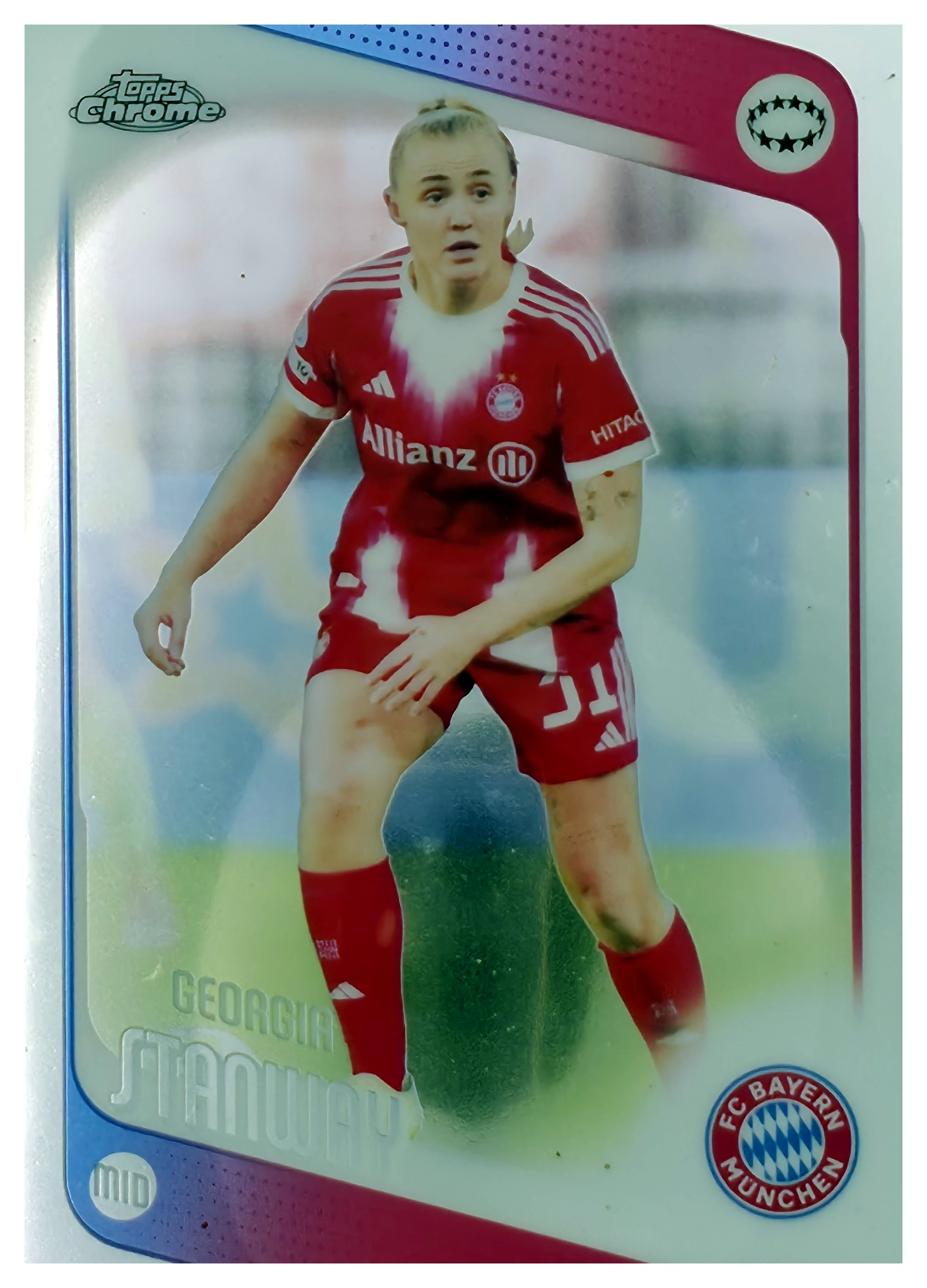 Georgia Stanway - Topps Chrome UEFA Women's Champions League Base Set 2025-26, Nr. 2 (Art.-Nr. SG110920)