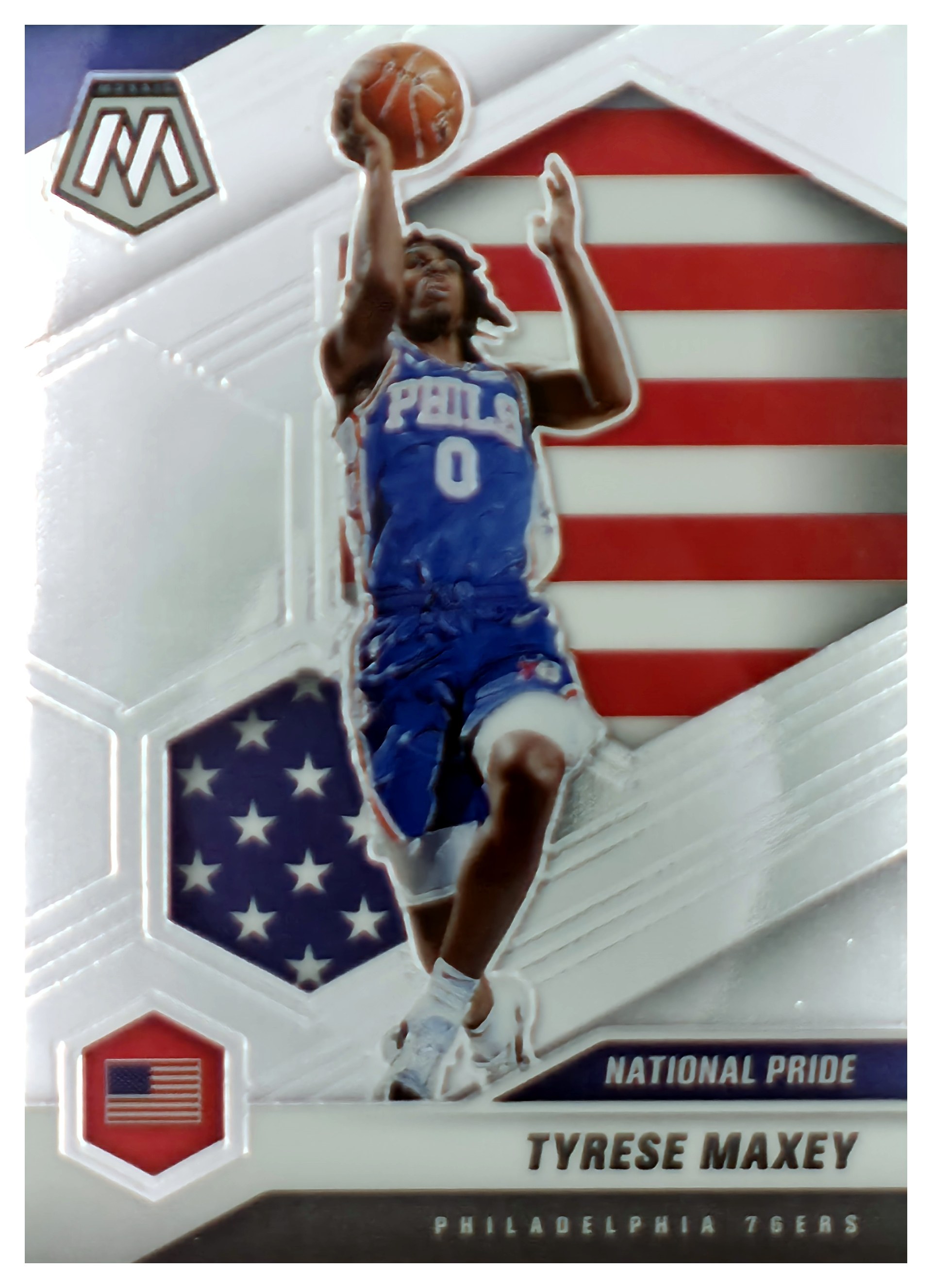 Tyrese Maxey - Panini Mosaic National Pride 2020-21, Nr. 259 – Insert (Art.-Nr. SG106826)