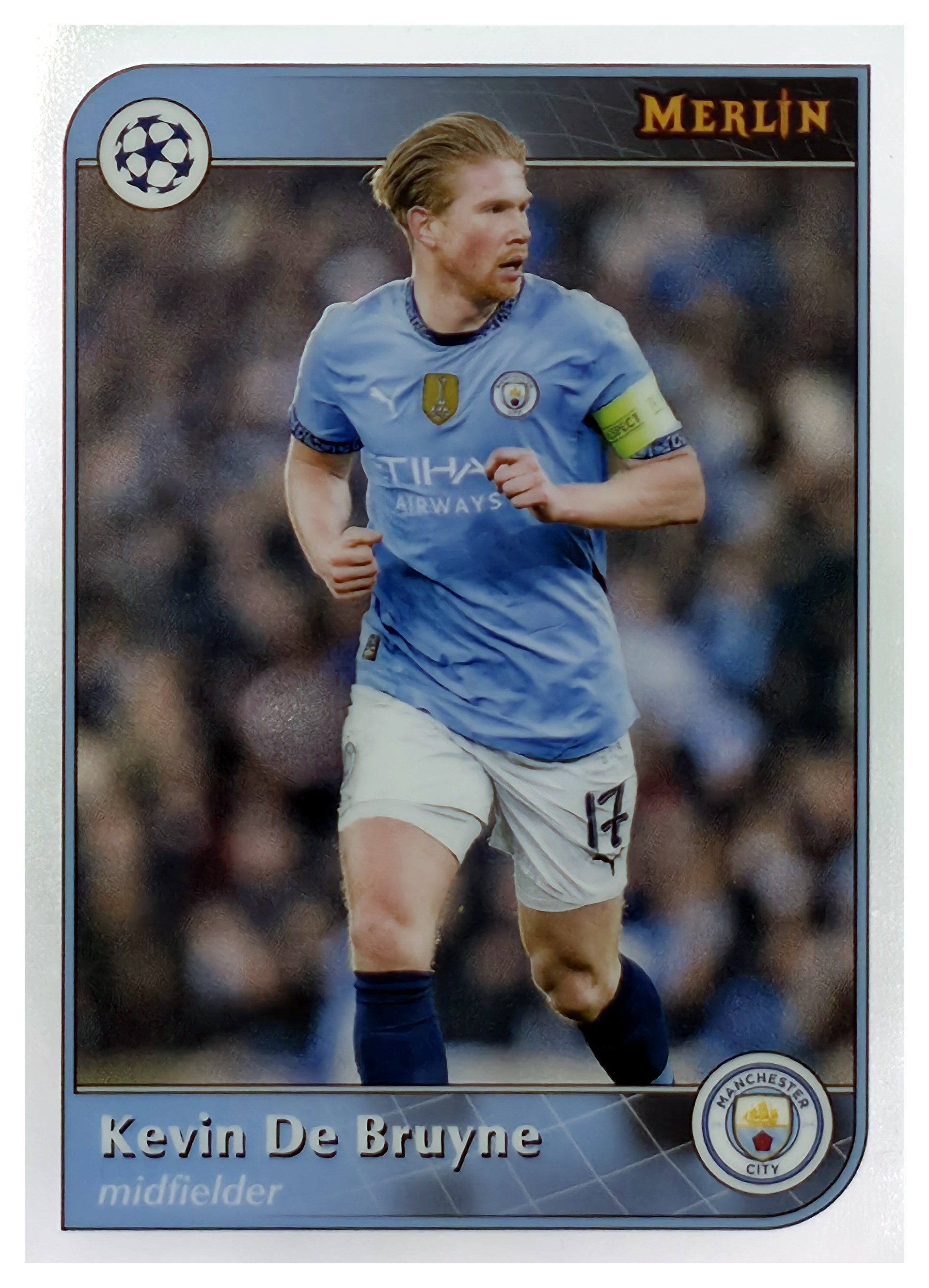 Kevin De Bruyne - Topps Merlin Chrome UEFA Club Competitions Base Set 2024-25, Nr. 14 (Art.-Nr. SG108195)