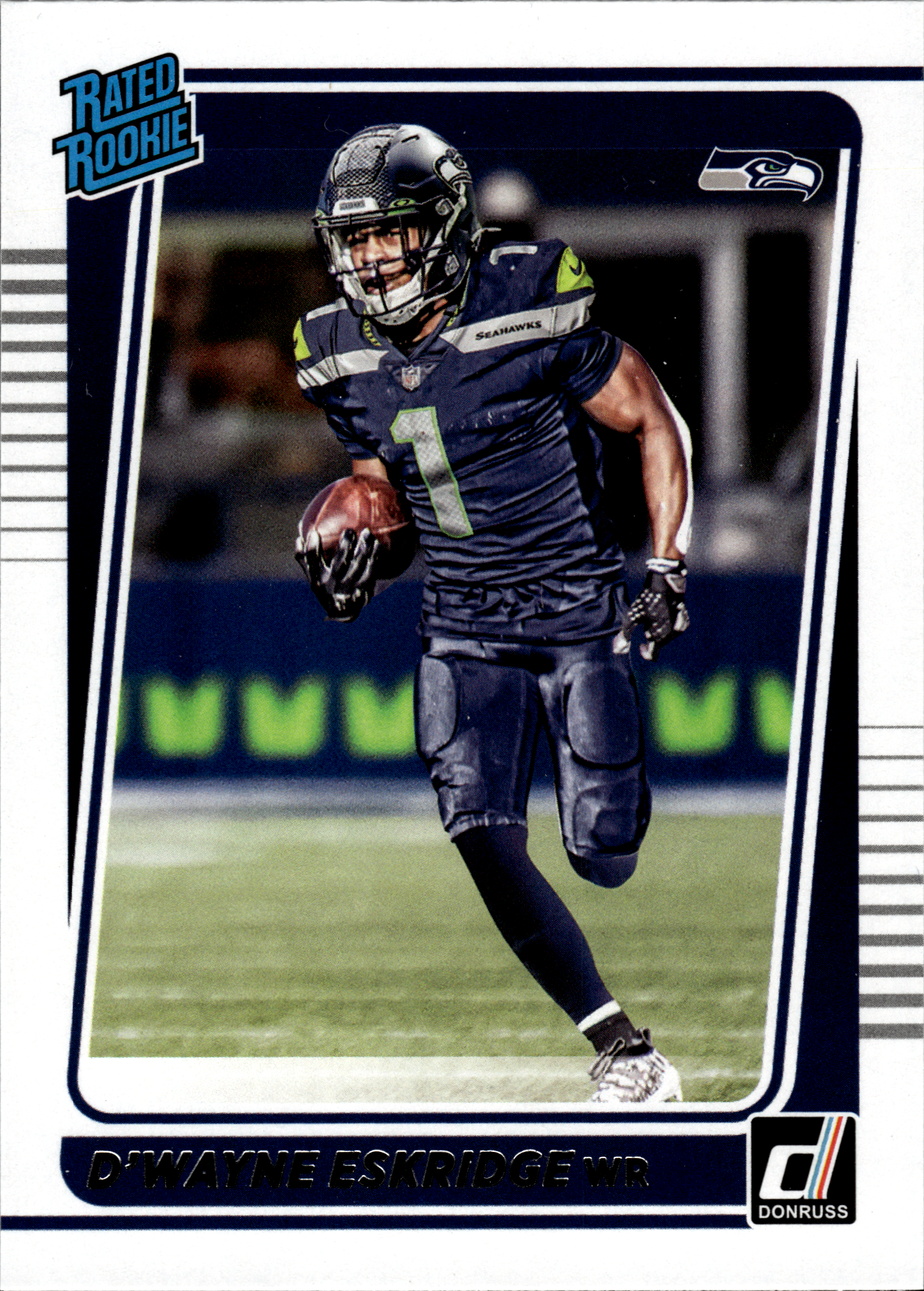 D'Wayne Eskridge - Panini Donruss Base Set 2021, Nr. 276 – Rookie Card (Art.-Nr. SG103939)