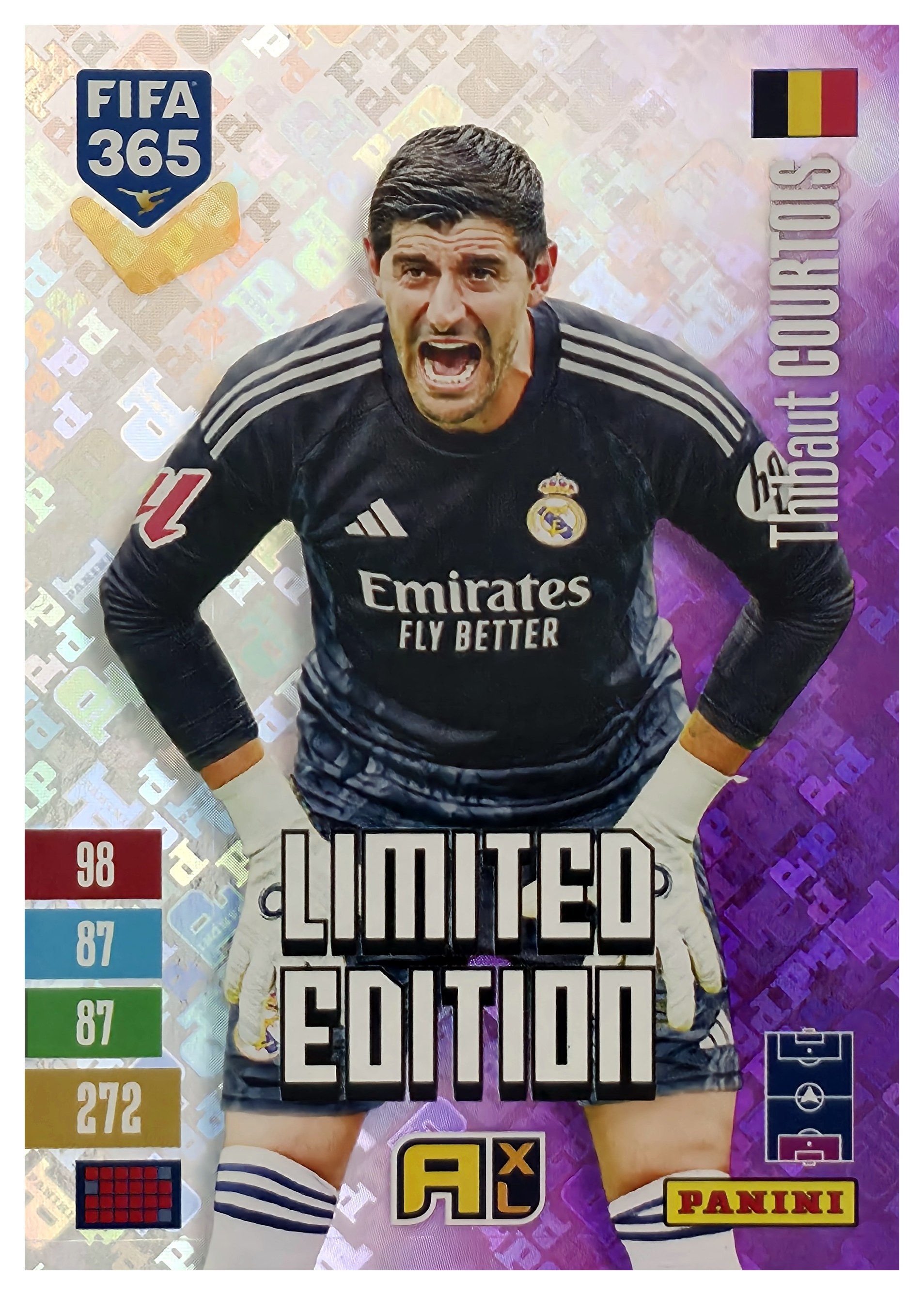 Thibaut Courtois - Panini Adrenalyn XL FIFA 365 Limited Edition Classic Tin 2026-27 (Insert)