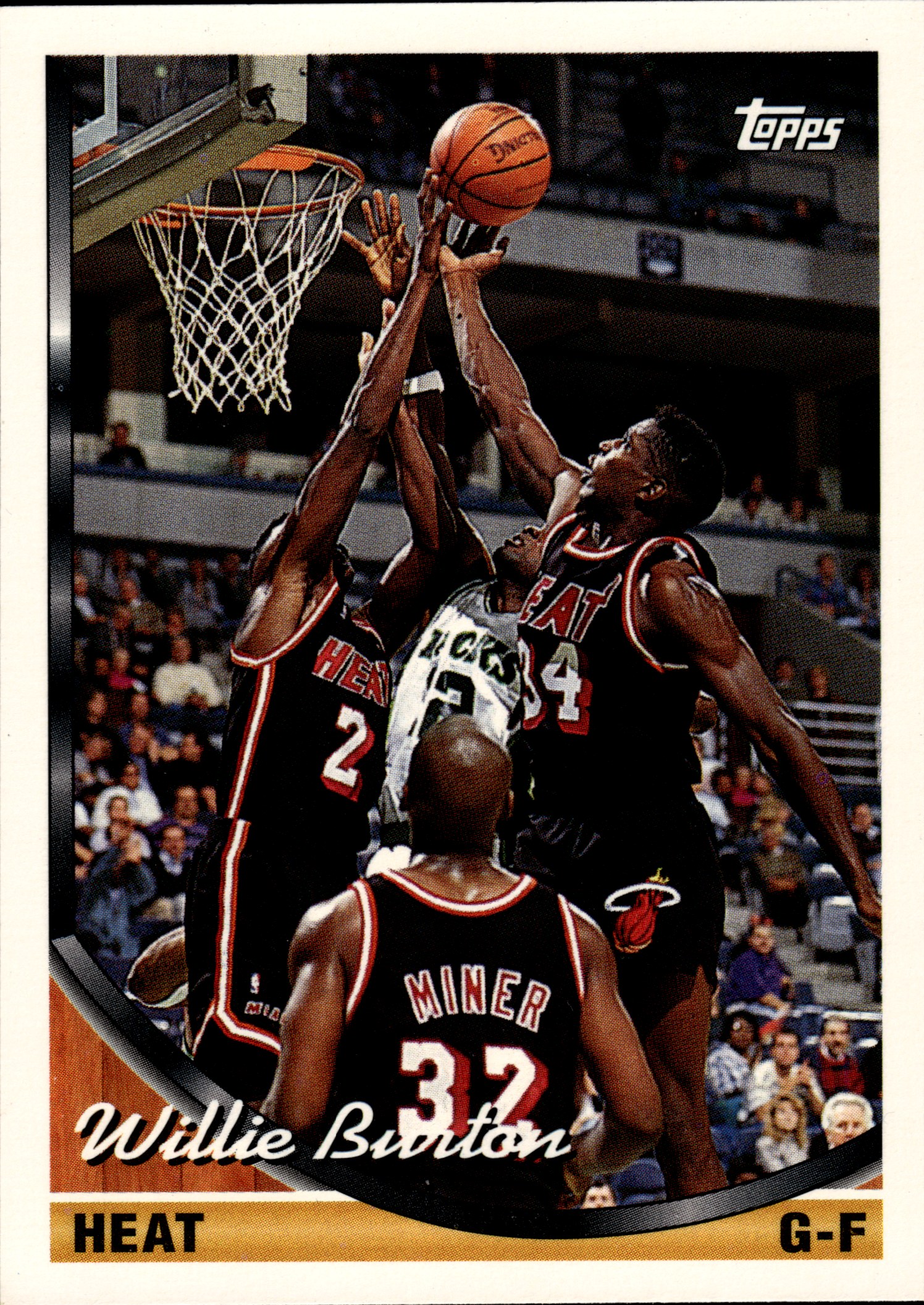 Willie Burton - Topps Base Set 1993-94, Nr. 350 (Art.-Nr. SG108524)
