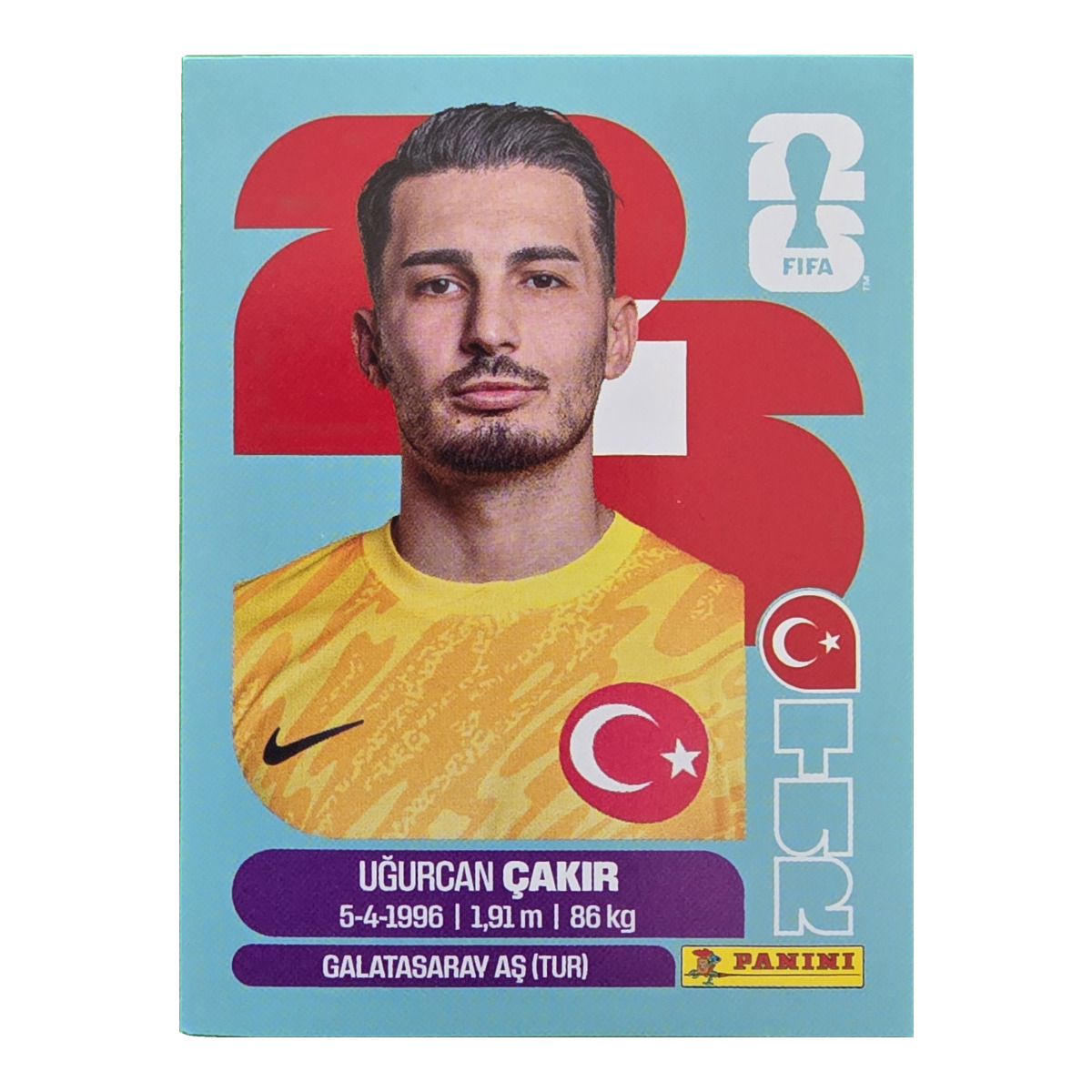 Ugurcan Cakir - Türkei, FIFA WM 2026, Nr. TUR2
