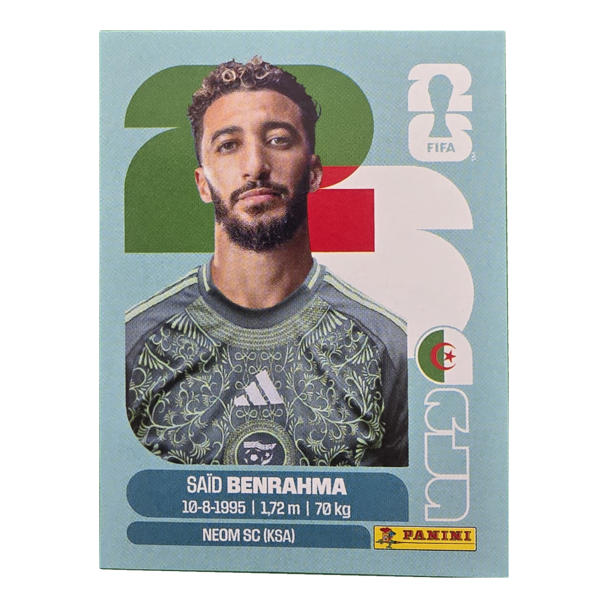Said Benrahma - Algerien, FIFA WM 2026, Nr. ALG16