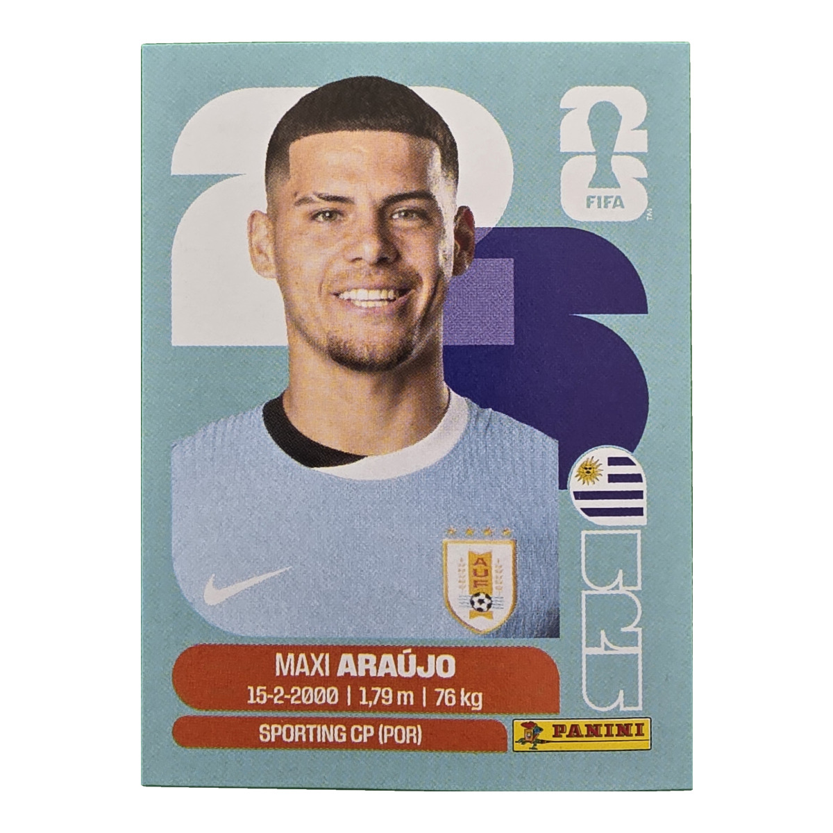 Maxi Araujo - Uruguay, FIFA WM 2026, Nr. URU16