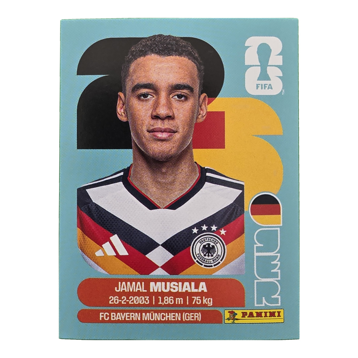 Jamal Musiala - Deutschland, FIFA WM 2026, Nr. GER15