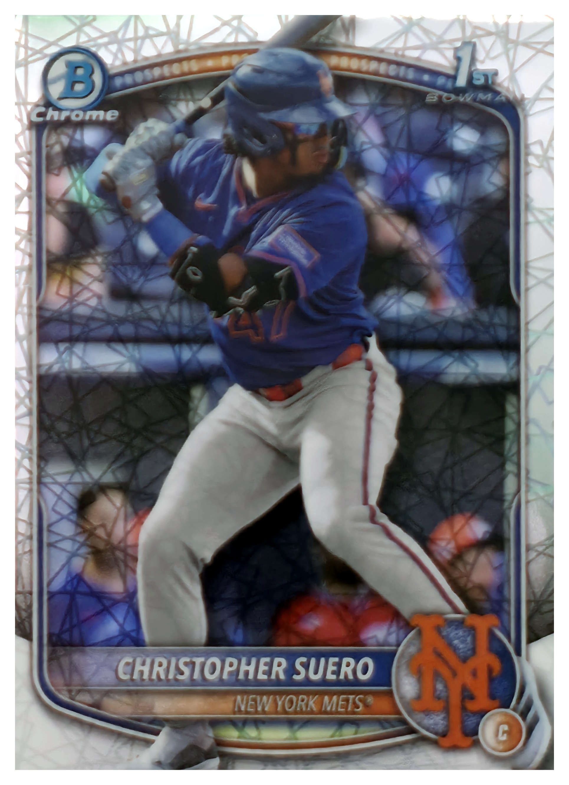 Christopher Suero - Topps Bowman Chrome Prospects 2025, Nr. BCP-191 – Mojo Refractor (Art.-Nr. SG108968)