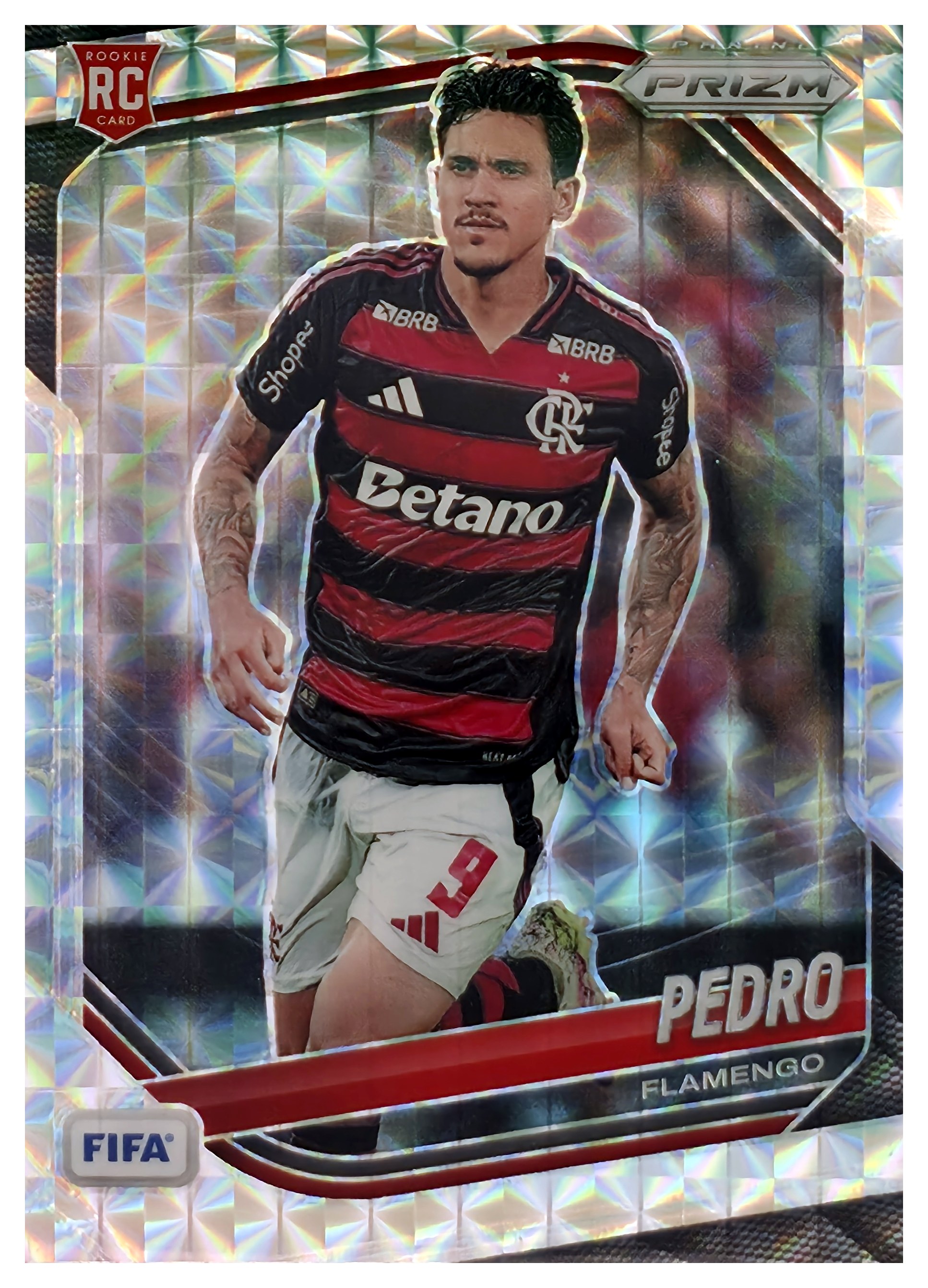 Pedro - Panini Prizm FIFA Base Set 2025-26, Nr. 49 – Rookie Card, Mosaic (Art.-Nr. SG109593)