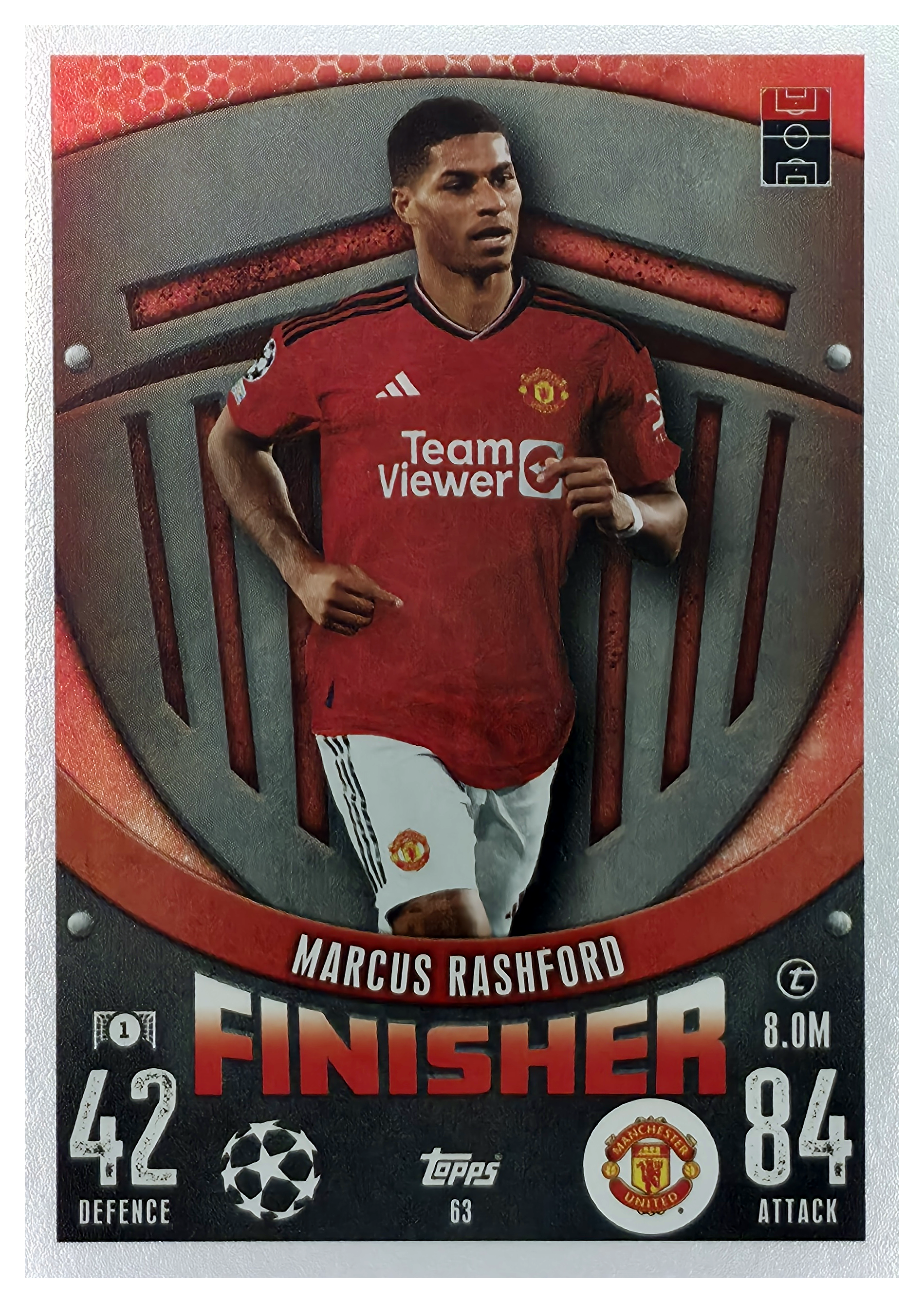 Marcus Rashford - Topps Match Attax UEFA Club Competitions Finisher 2023-24, Nr. 63 (Art.-Nr. SG106443)