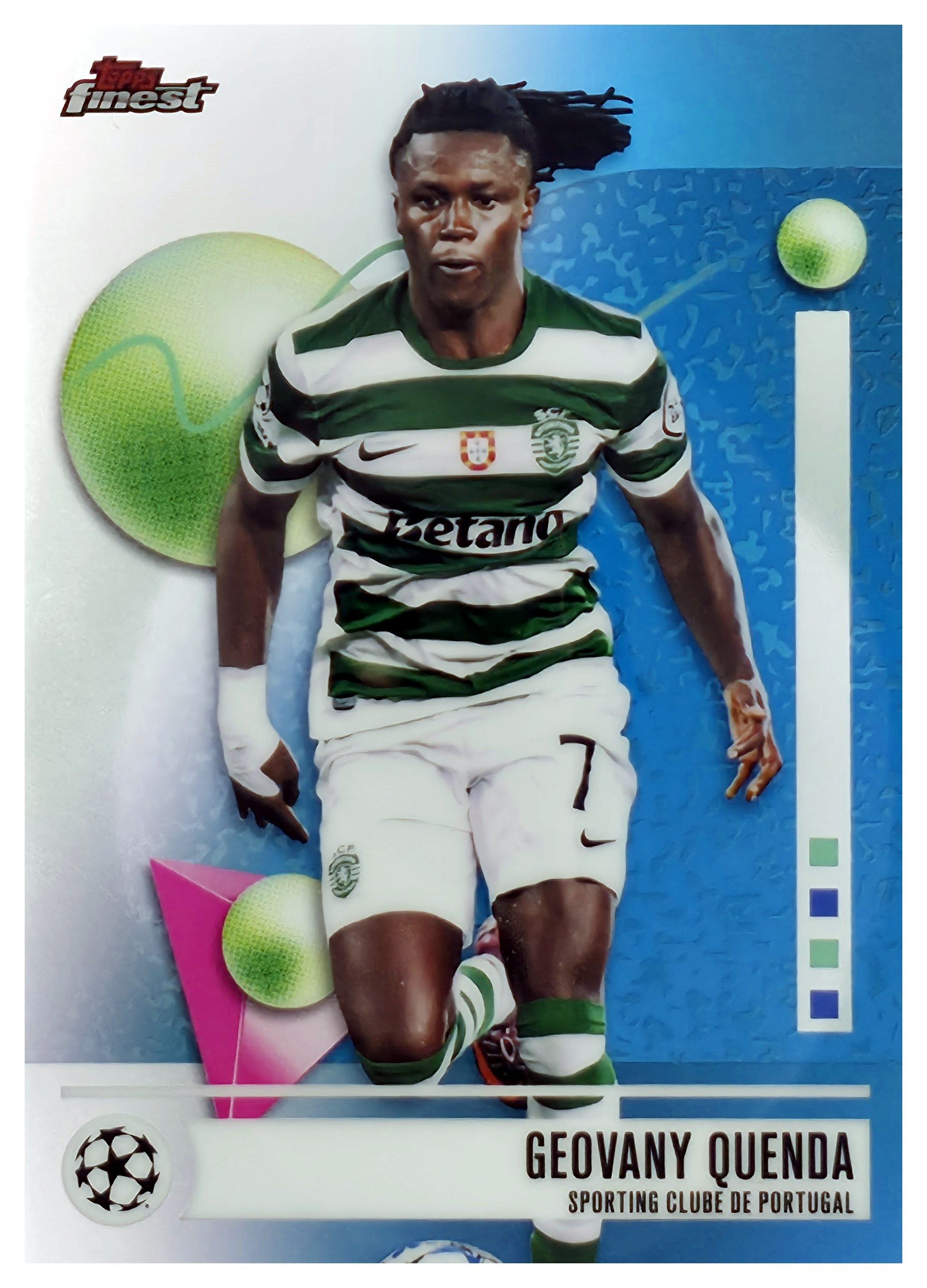 Geovany Quenda - Topps Finest UEFA Club Competitions Base Set 2025-26, Nr. 134 (Art.-Nr. SG108134)