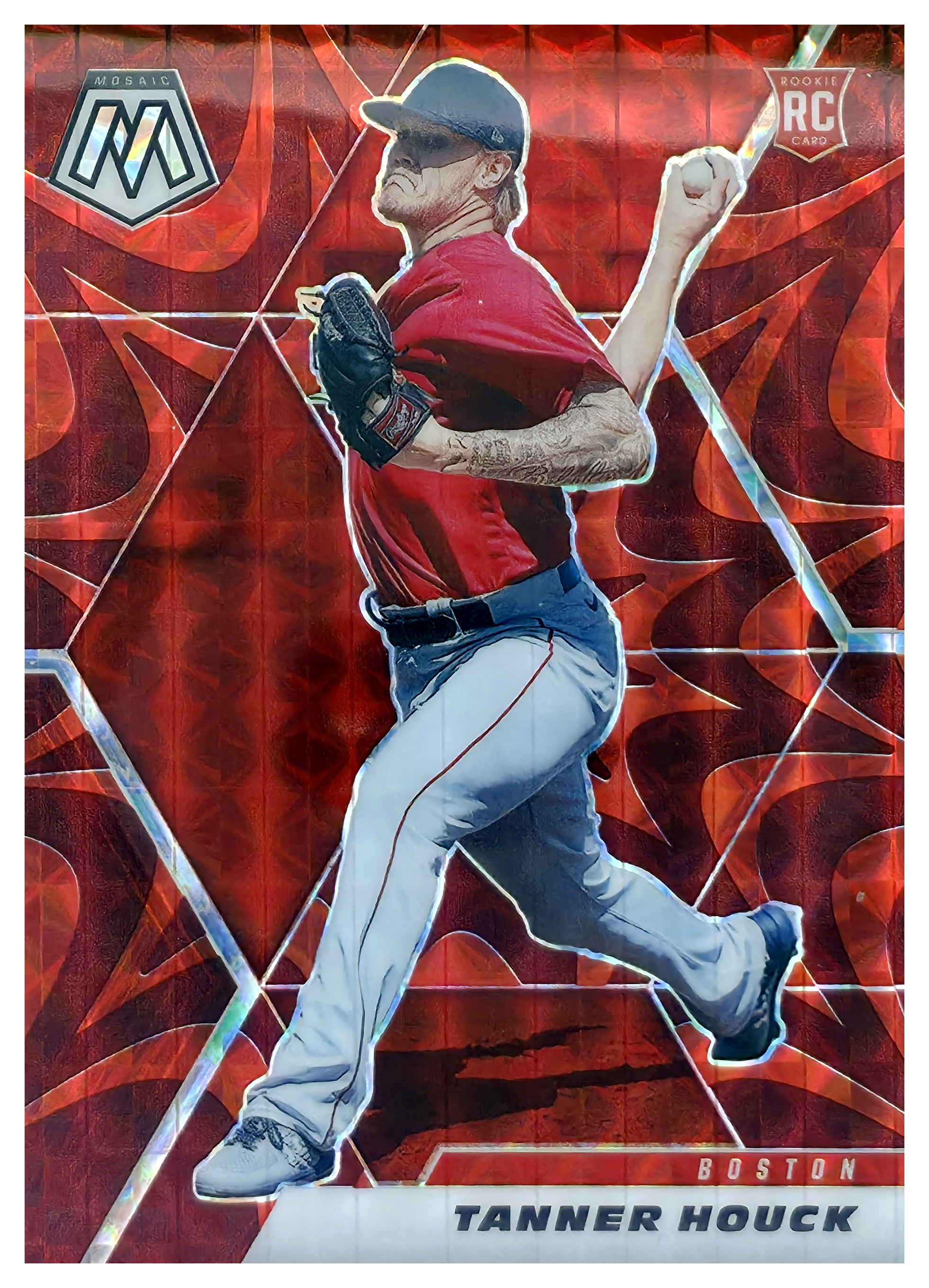 Tanner Houck - Panini Mosaic Base Set 2021, Nr. 268 – Rookie Card, Reactive Red (Art.-Nr. SG106204)