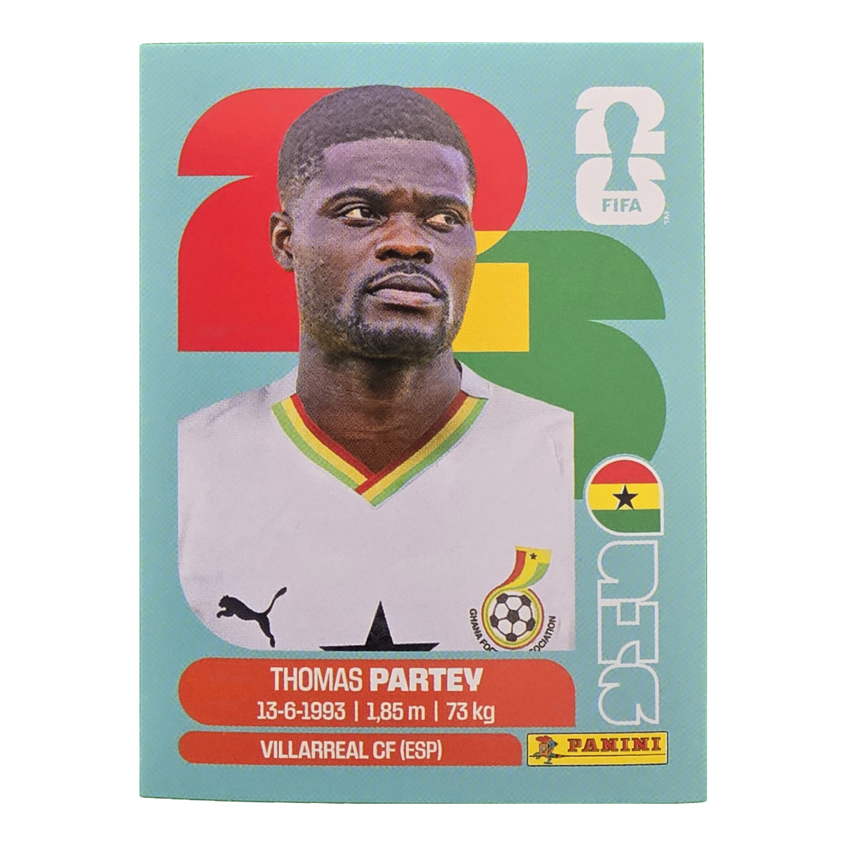 Thomas Partey - Ghana, FIFA WM 2026, Nr. GHA10