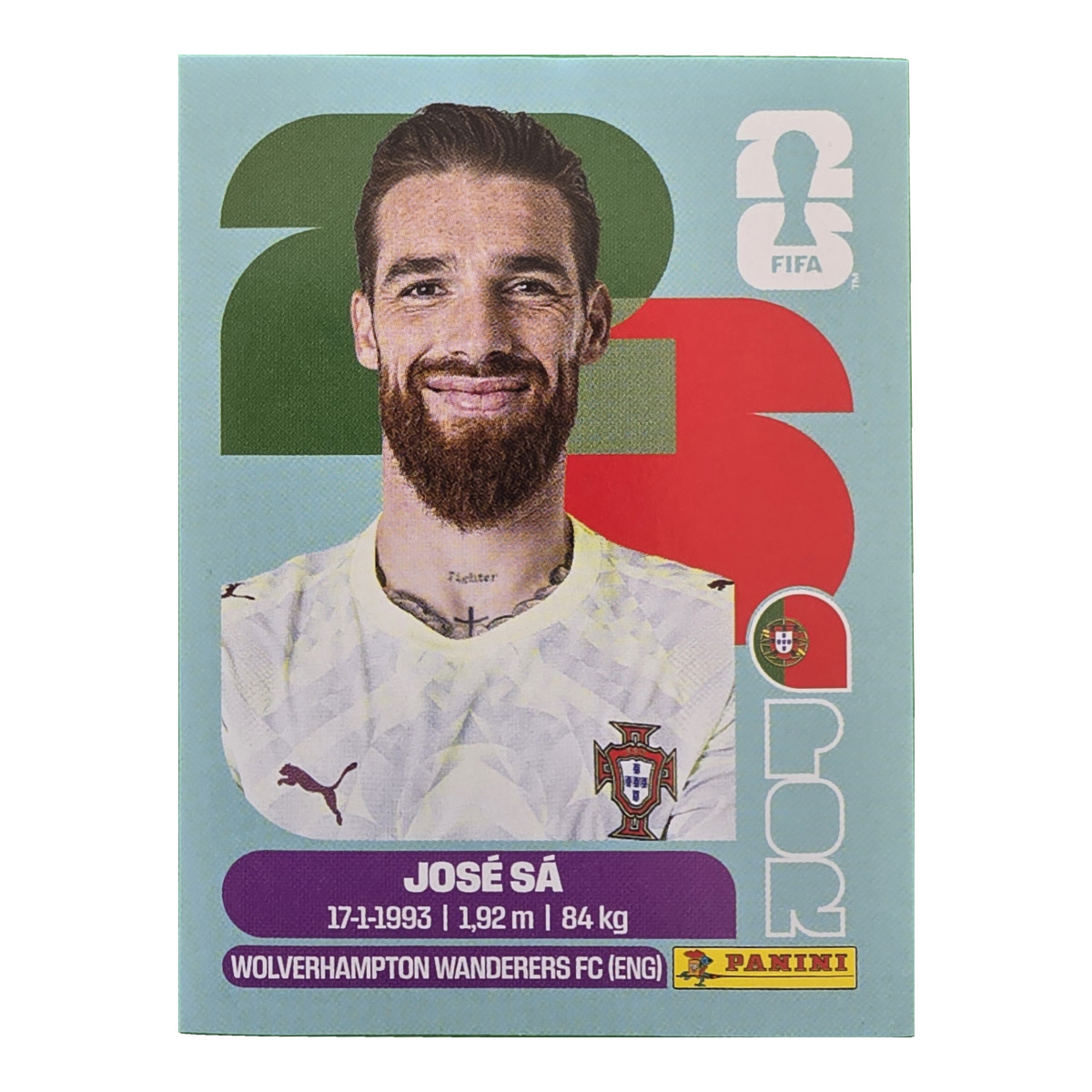 Jose Sa - Portugal, FIFA WM 2026, Nr. POR3