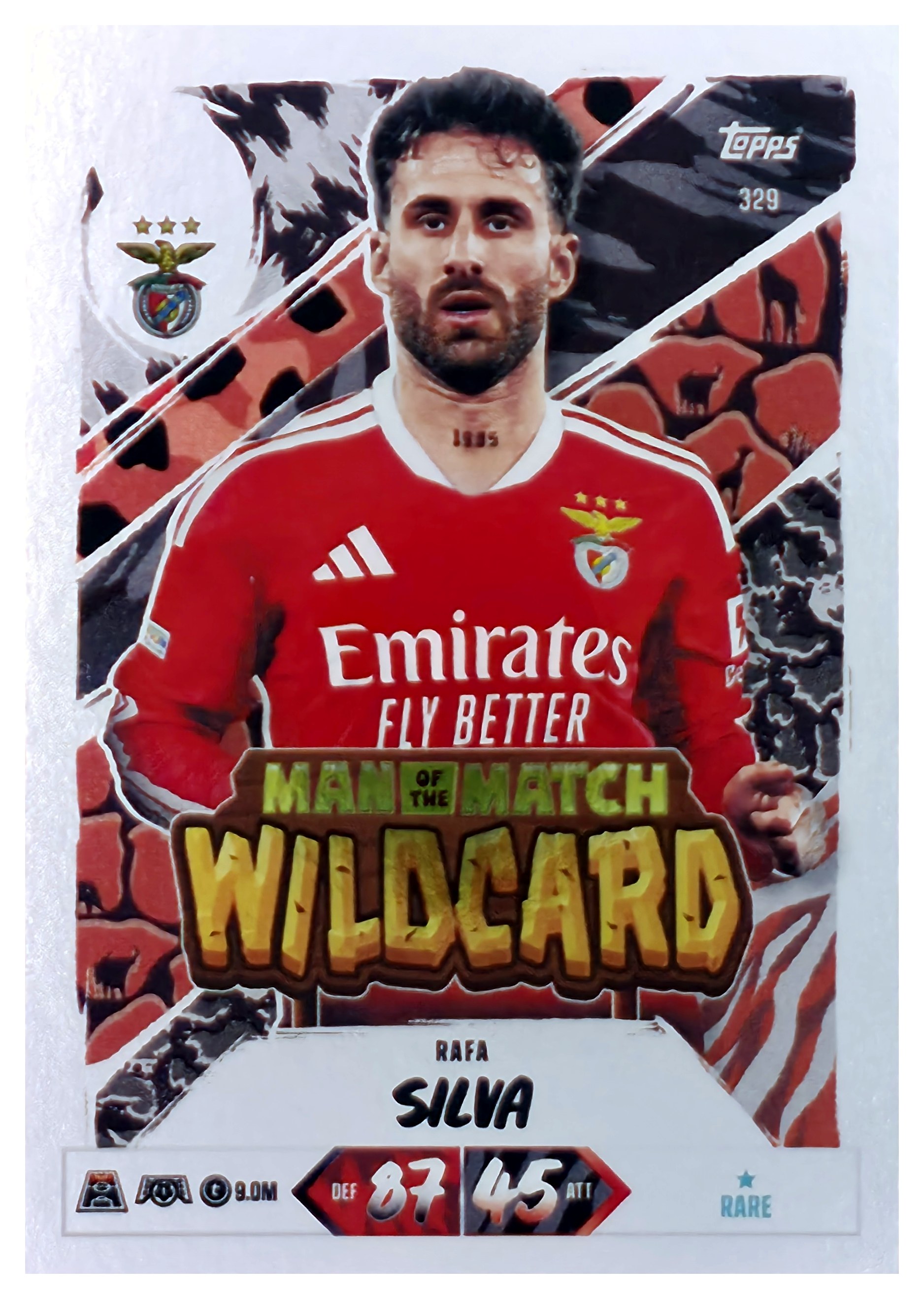 Rafa Silva - Topps Match Attax UEFA Club Competitions Man of the Match Wildcard 2026-27, Nr. 329