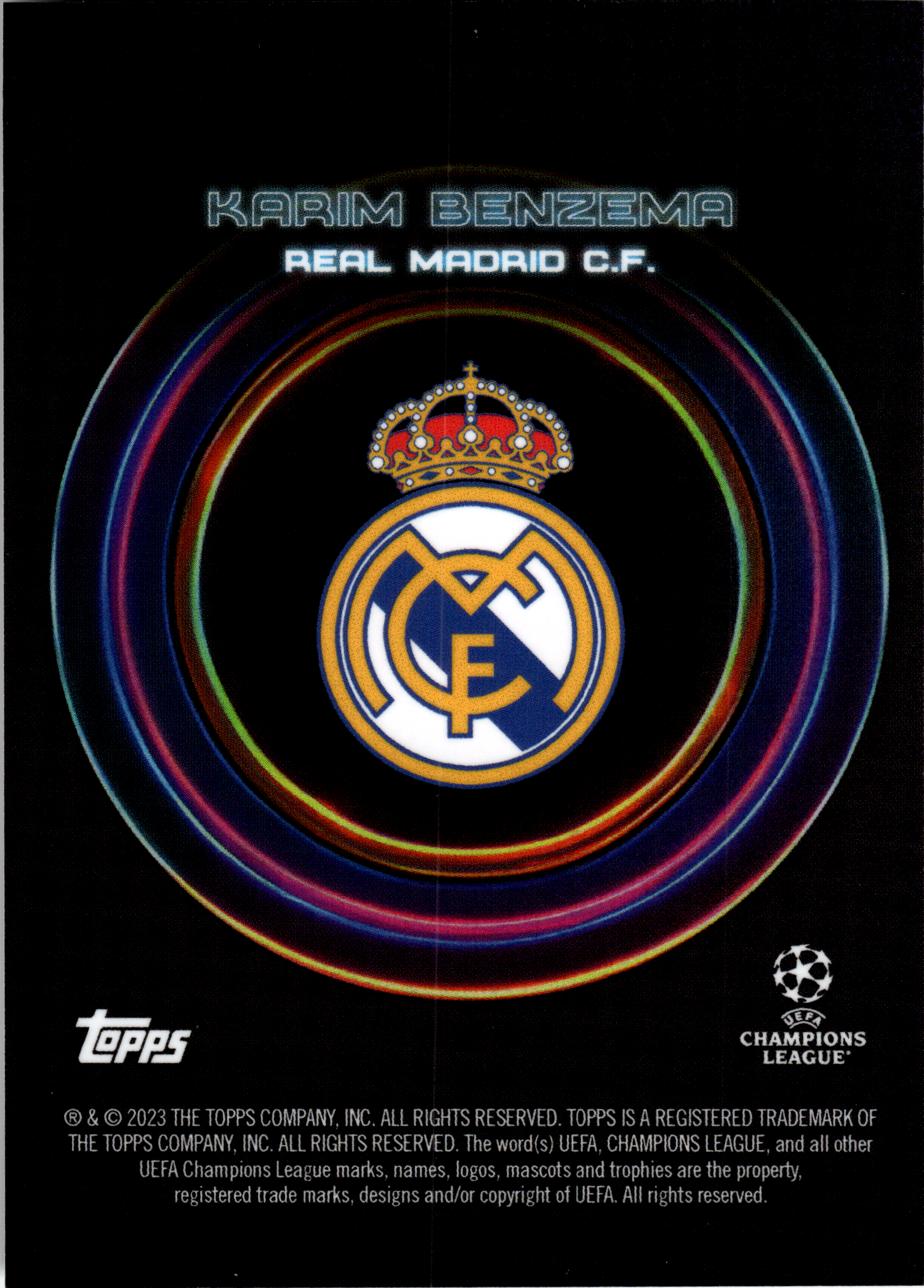Karim Benzema - Topps UEFA Club Competitions Showtime 2023-24