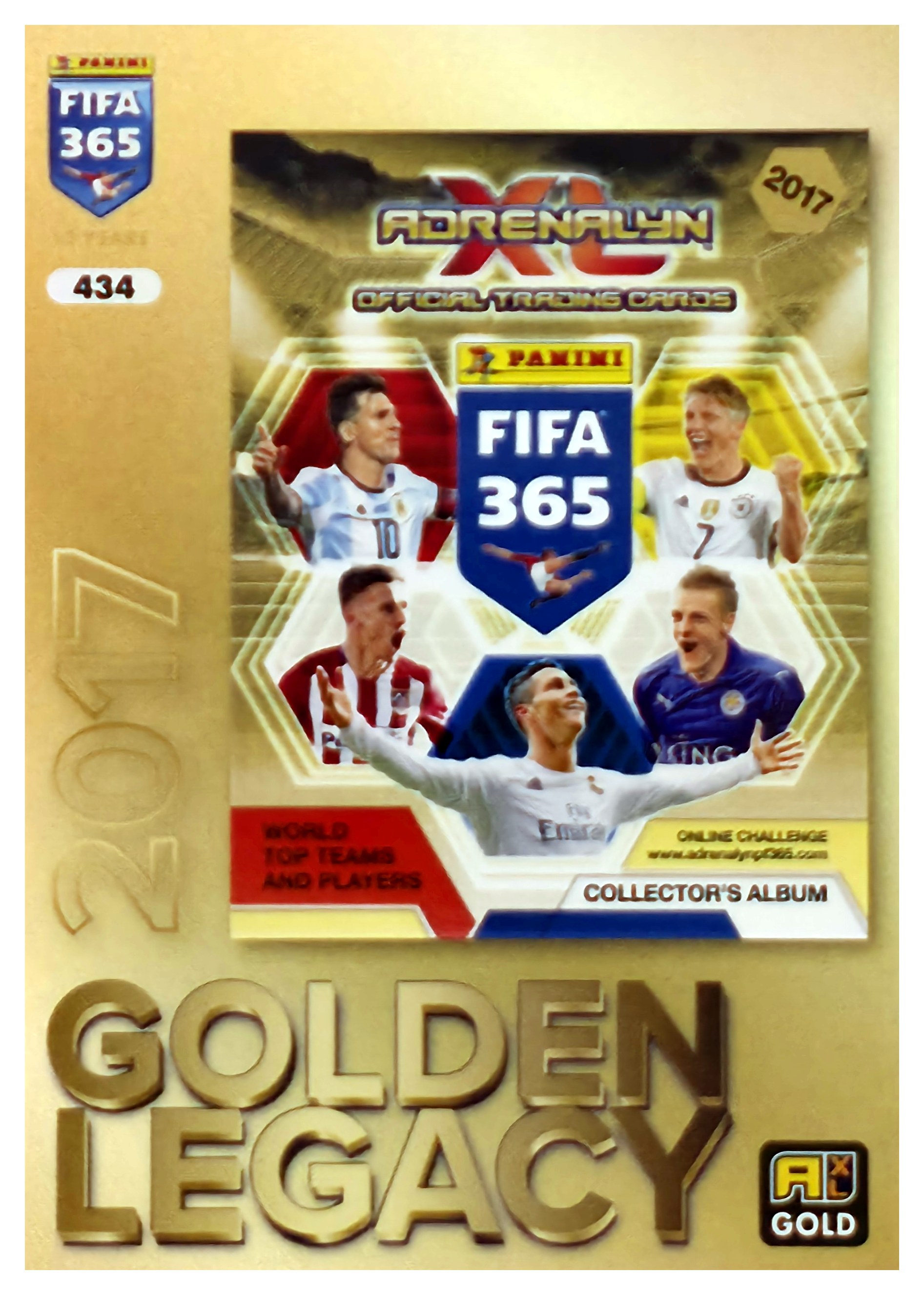 Golden Legacy 2017 - Panini Adrenalyn XL FIFA 365 Golden Legacy 2025, Nr. 434 – Insert (Art.-Nr. SG108233)