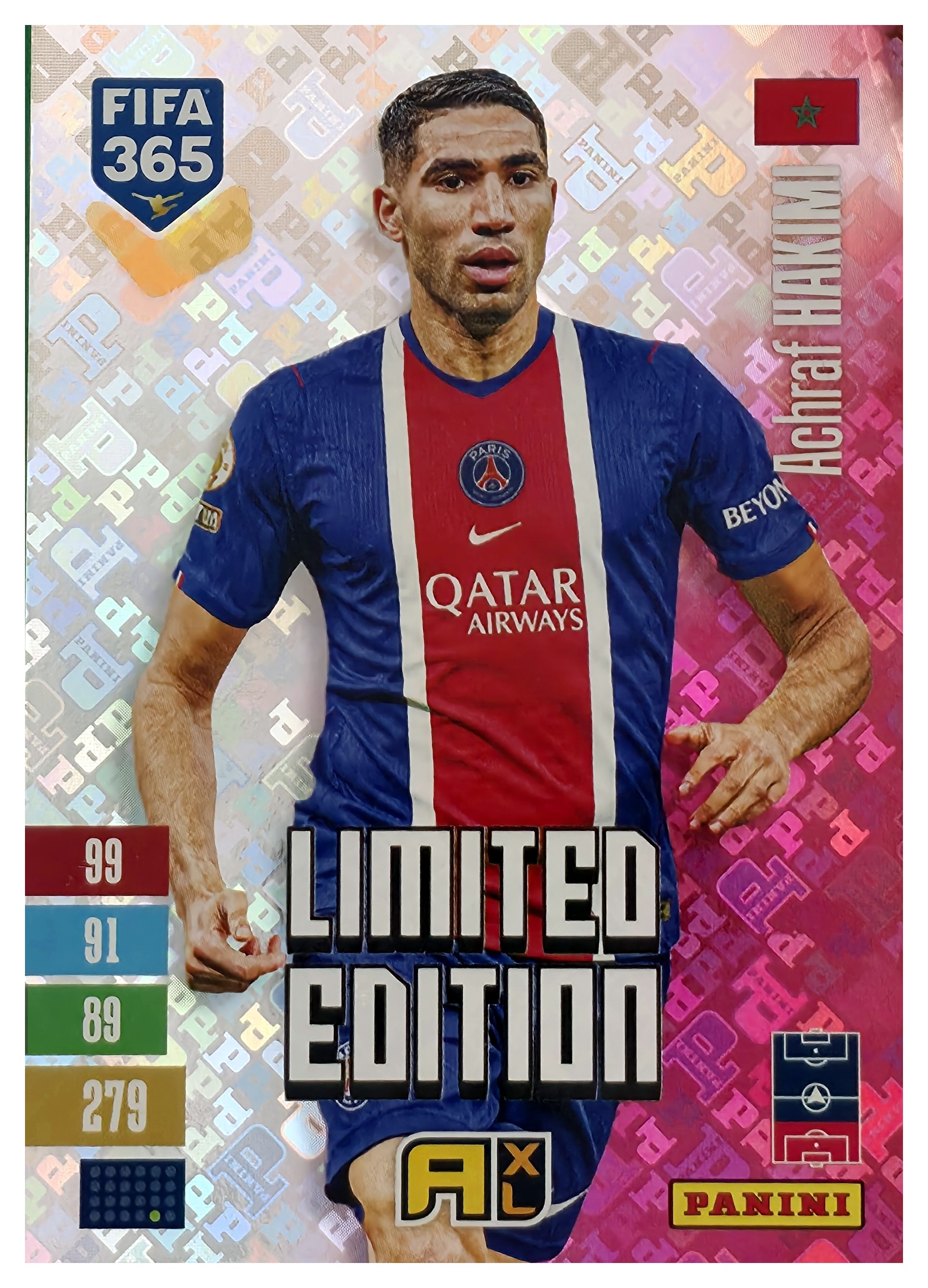 Achraf Hakimi - Panini Adrenalyn XL FIFA 365 Limited Edition Classic Tin 2026-27 (Insert)