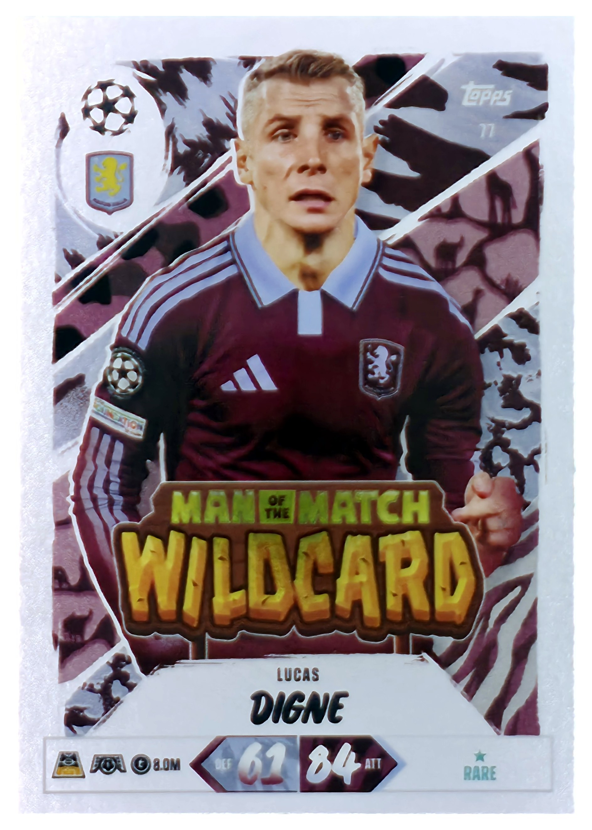 Lucas Digne - Topps Match Attax UEFA Club Competitions Man of the Match Wildcard 2026-27, Nr. 77 (Art.-Nr. SG107496)