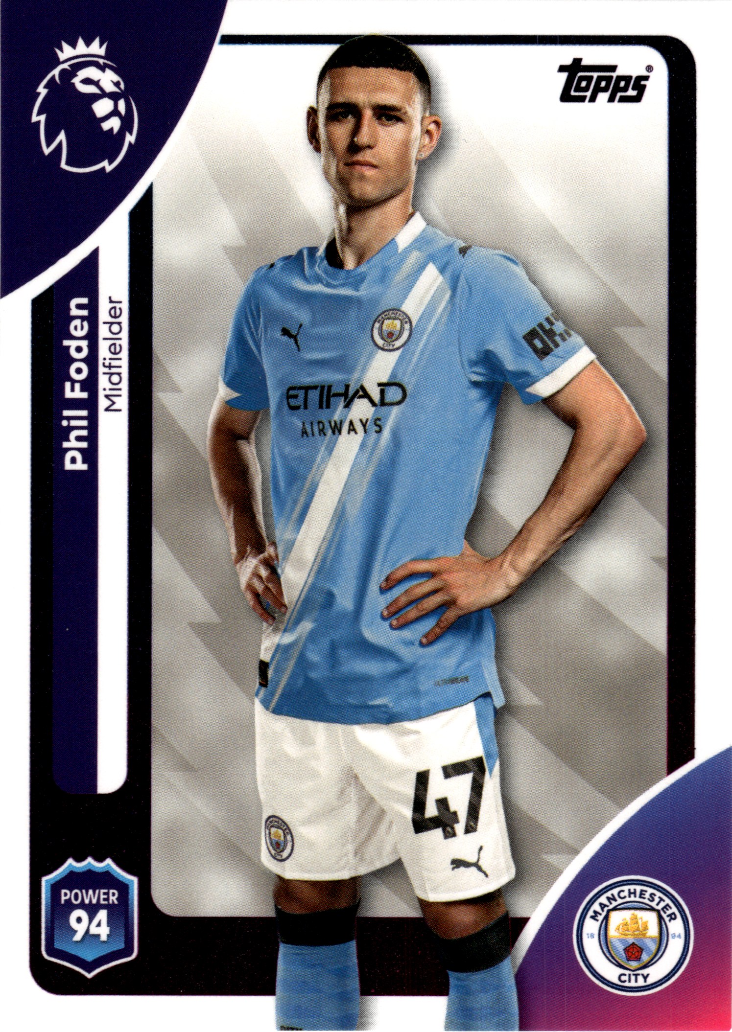Phil Foden - Topps Match Attax Premier League Base Set 2025-26, Nr. 190 (Art.-Nr. SG107892)