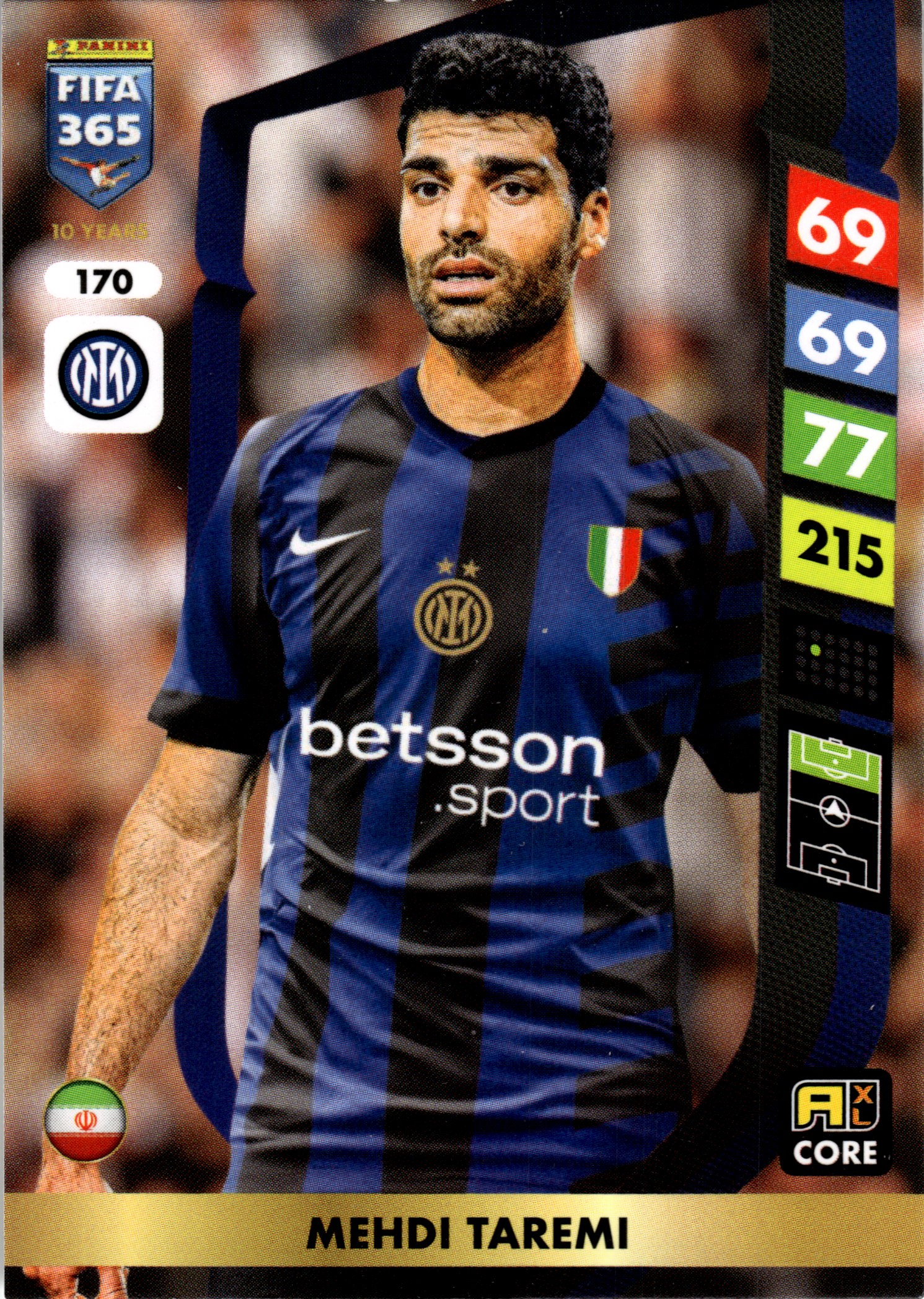 Mehdi Taremi - Panini Adrenalyn XL FIFA 365 Base Set 2025, Nr. 170 (Art.-Nr. SG107739)
