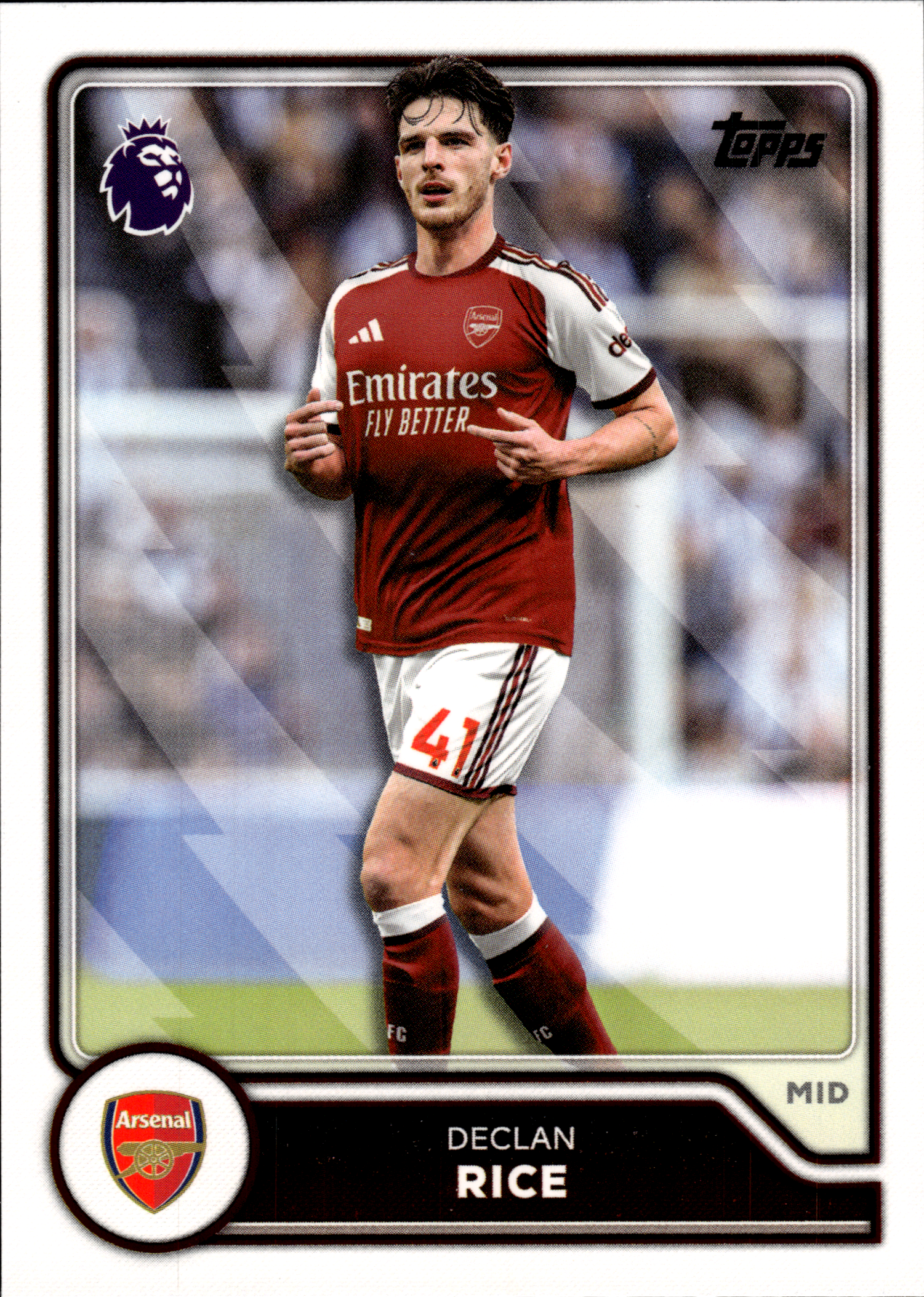Declan Rice - Topps Flagship Premier League Base Set 2026-27, Nr. 28 (Art.-Nr. SG105081)