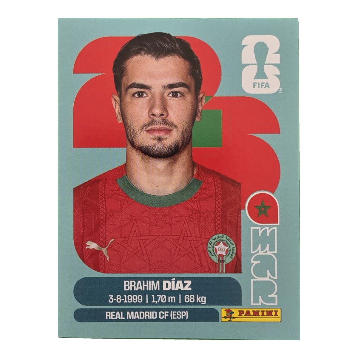 Brahim Diaz - Marokko, FIFA WM 2026, Nr. MAR19