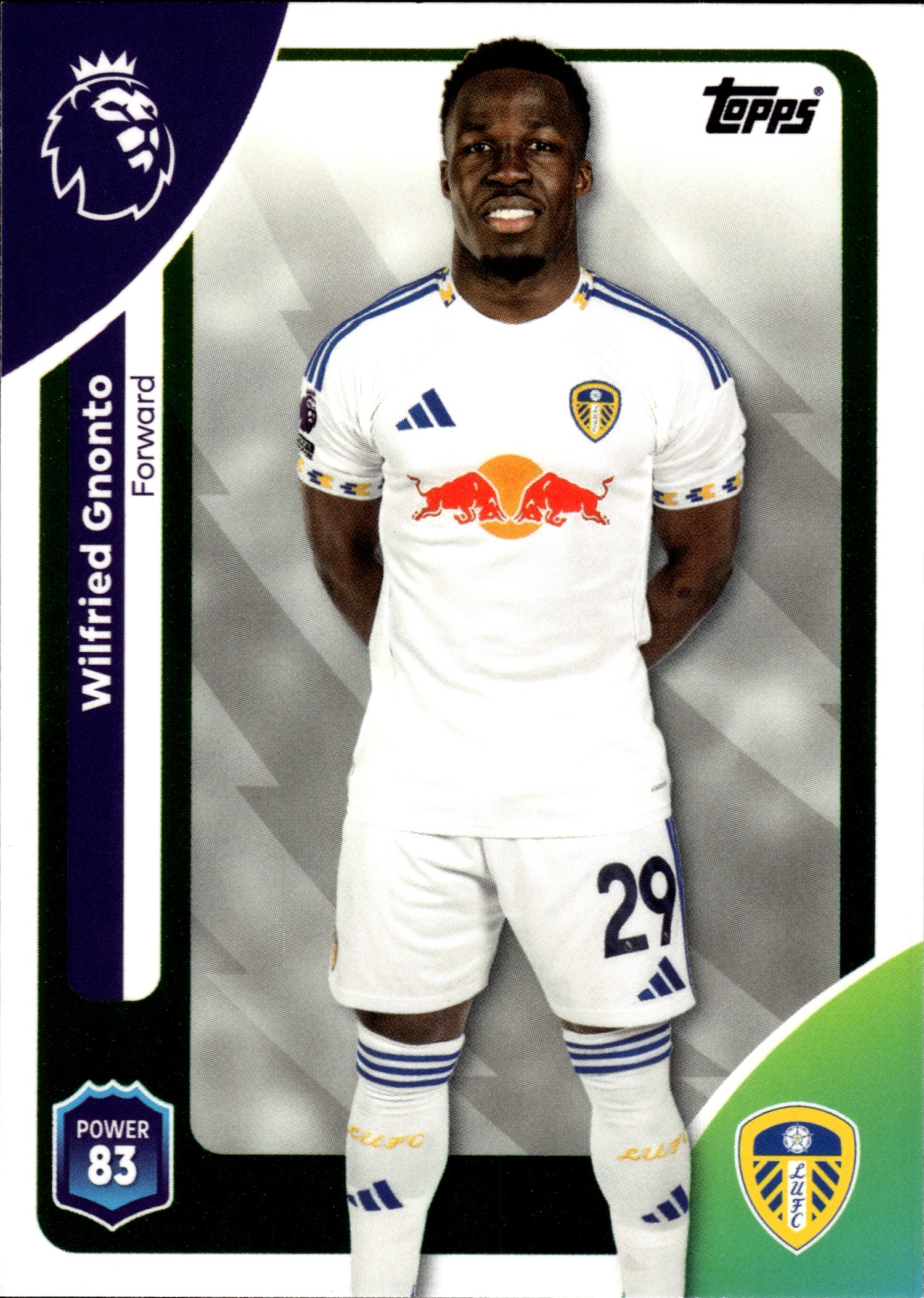 Wilfried Gnonto - Topps Match Attax Premier League Base Set 2025-26, Nr. 336 (Art.-Nr. SG109898)
