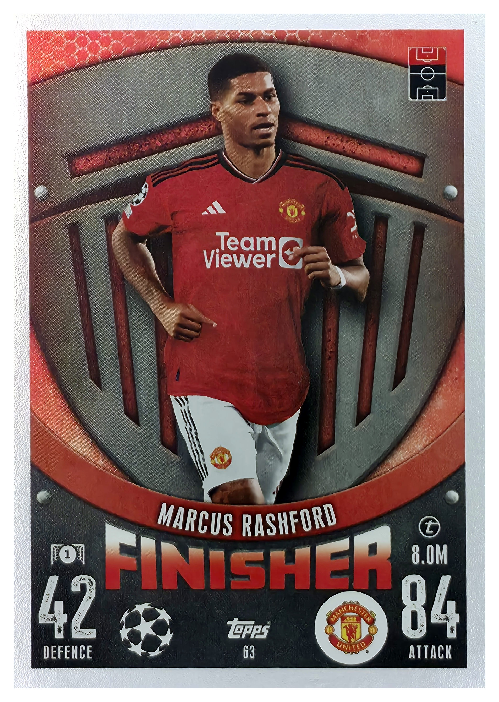 Marcus Rashford - Topps Match Attax UEFA Club Competitions Finisher 2023-24, Nr. 63 (Art.-Nr. SG106442)