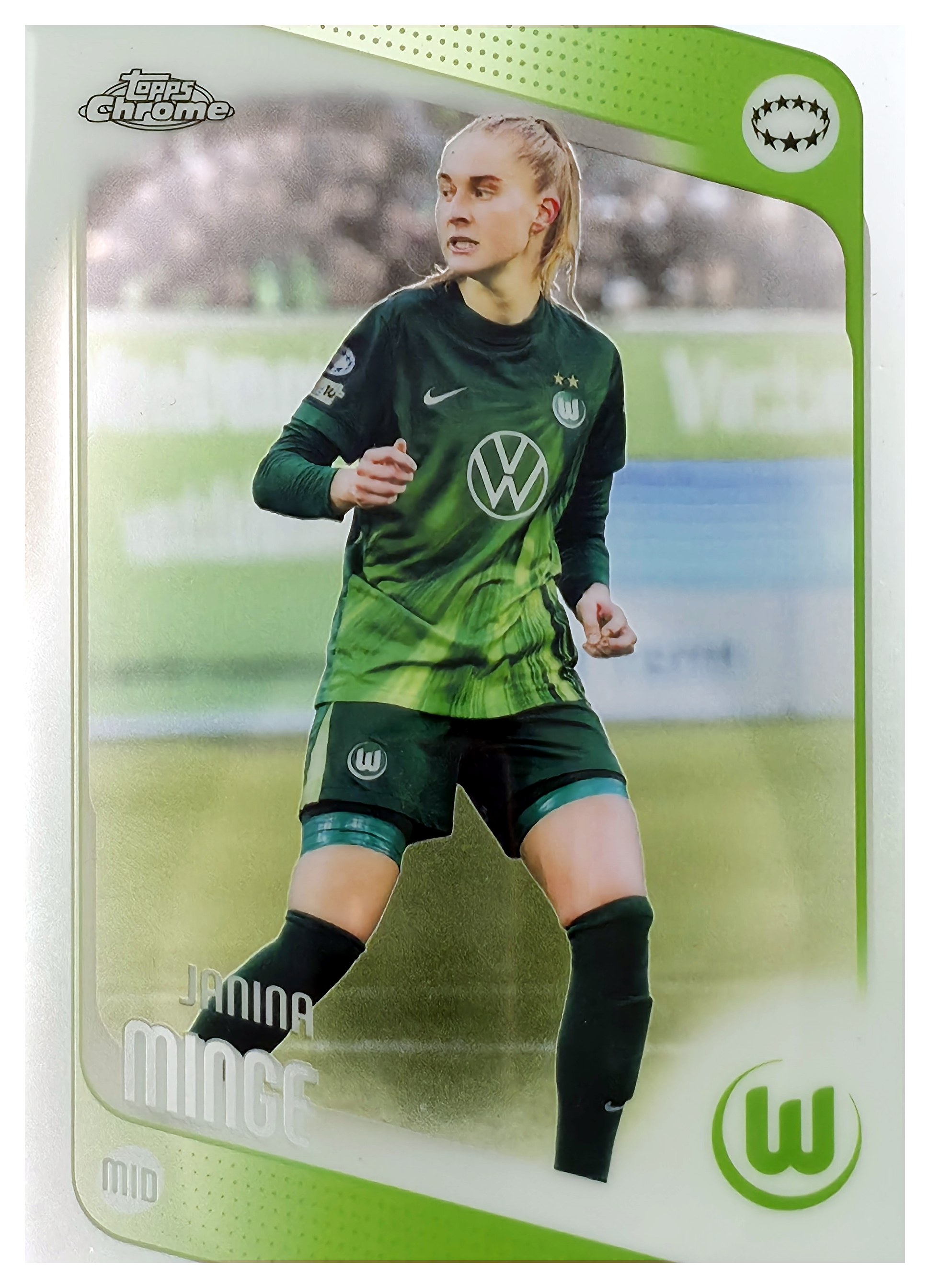 Janina Minge - Topps Chrome UEFA Women's Champions League Base Set 2025-26, Nr. 84 (Art.-Nr. SG110881)