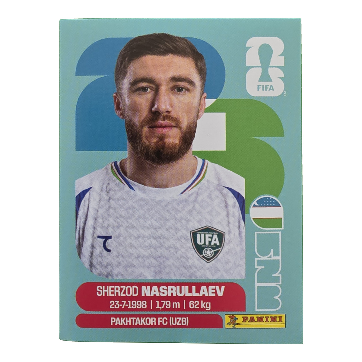 Sherzod Nasrullaev - Usbekistan, FIFA WM 2026, Nr. UZB4