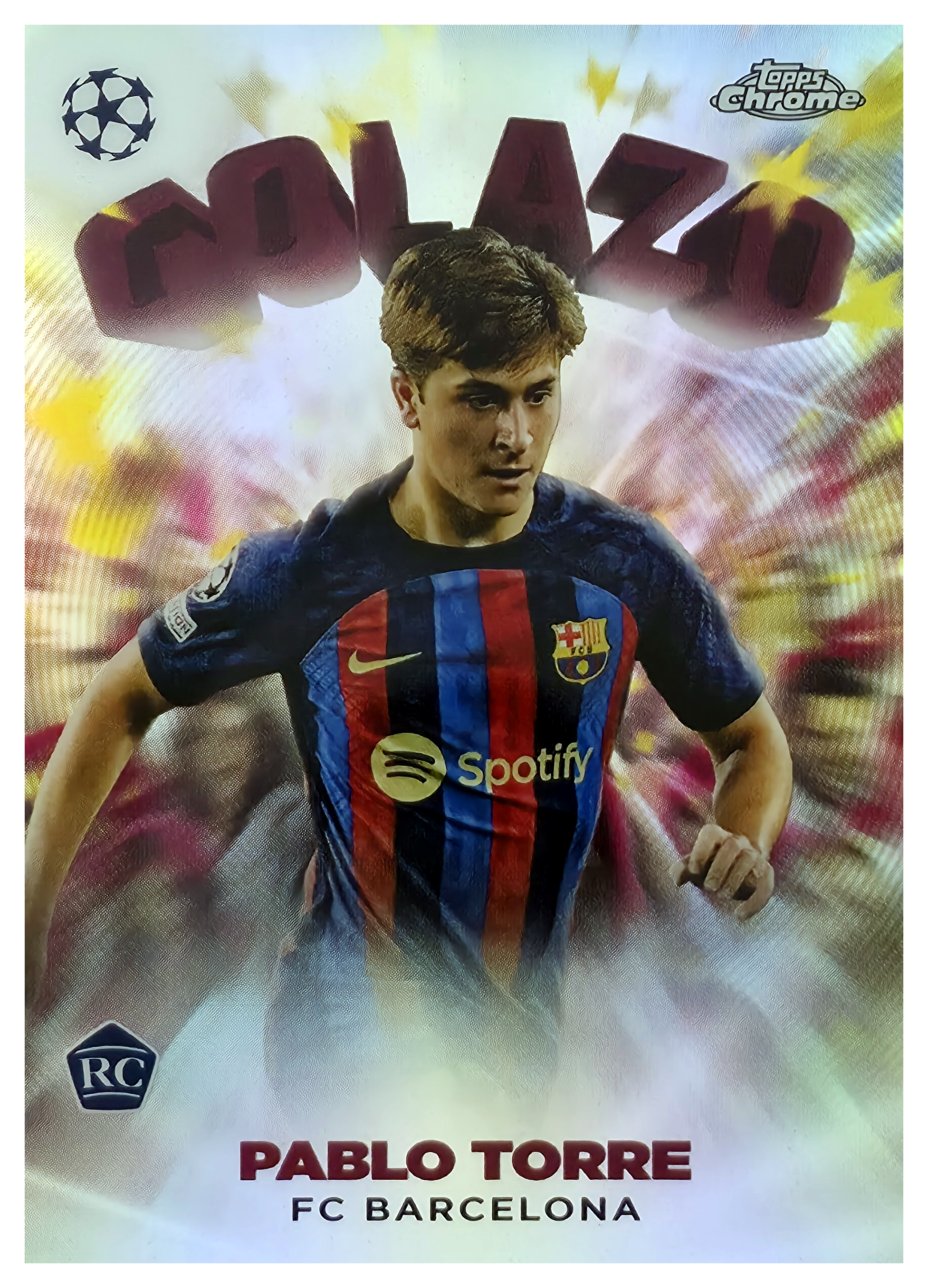 Pablo Torre - Topps Chrome UEFA Club Competitions Golazo 2022-23, Nr. G-11 – Rookie Card (Art.-Nr. SG106412)