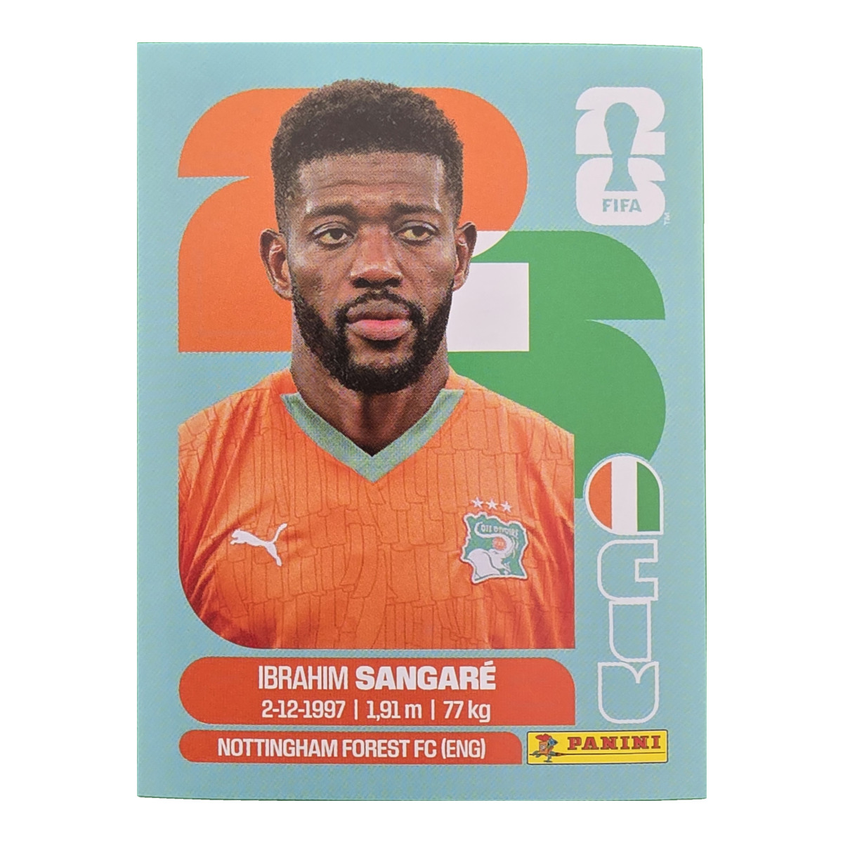 Ibrahim Sangare - Elfenbeinküste, FIFA WM 2026, Nr. CIV12