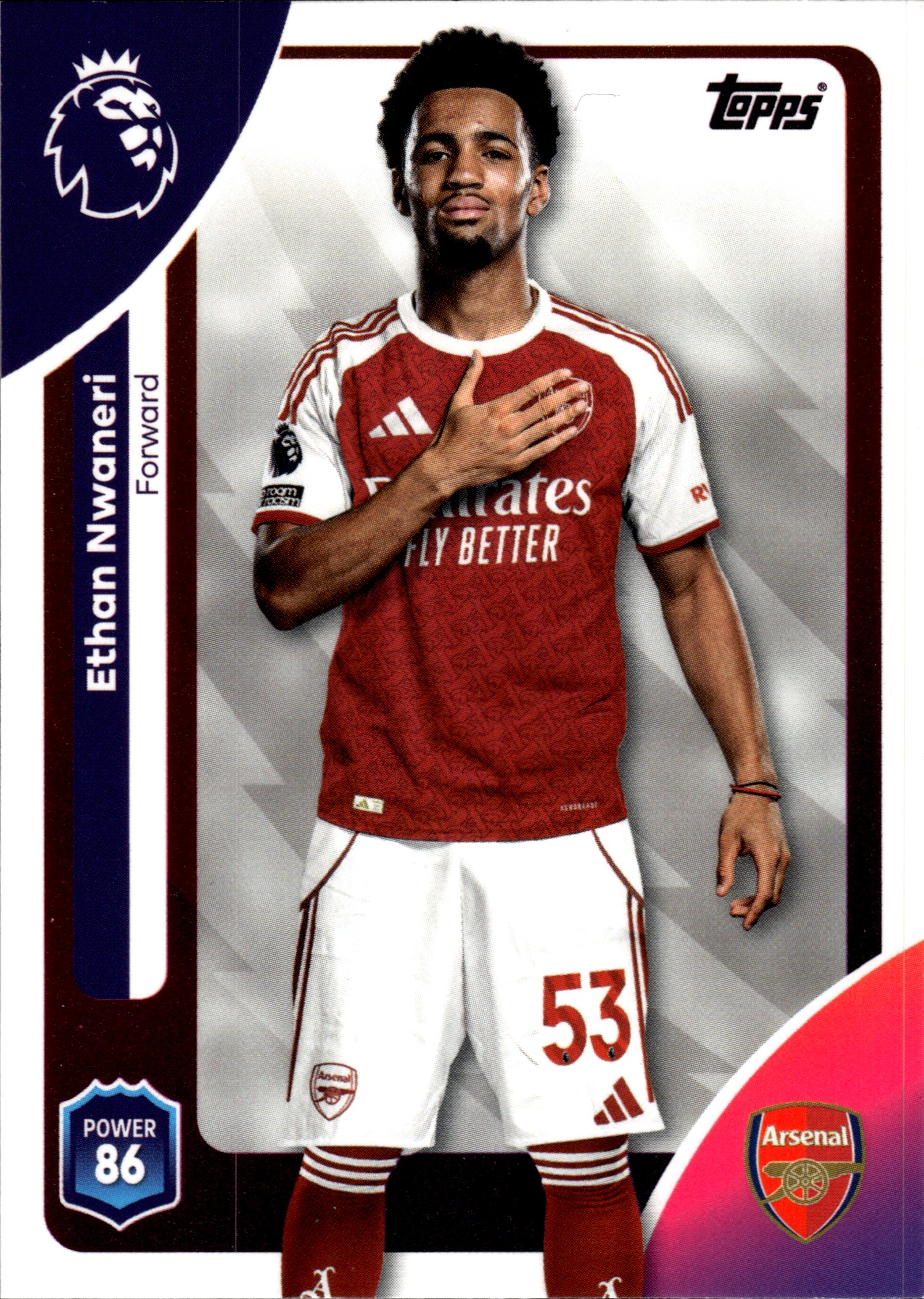 Ethan Nwaneri - Topps Match Attax Premier League Base Set 2025-26, Nr. 11 (Art.-Nr. SG109901)