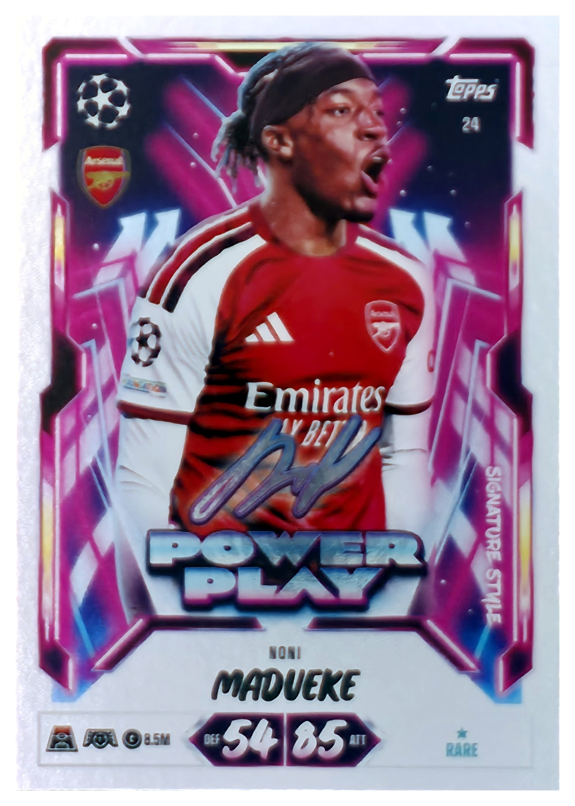 Noni Madueke - Topps Match Attax UEFA Club Competitions Power Play Signature Style 2026-27, Nr. 24 (Art.-Nr. SG107540)