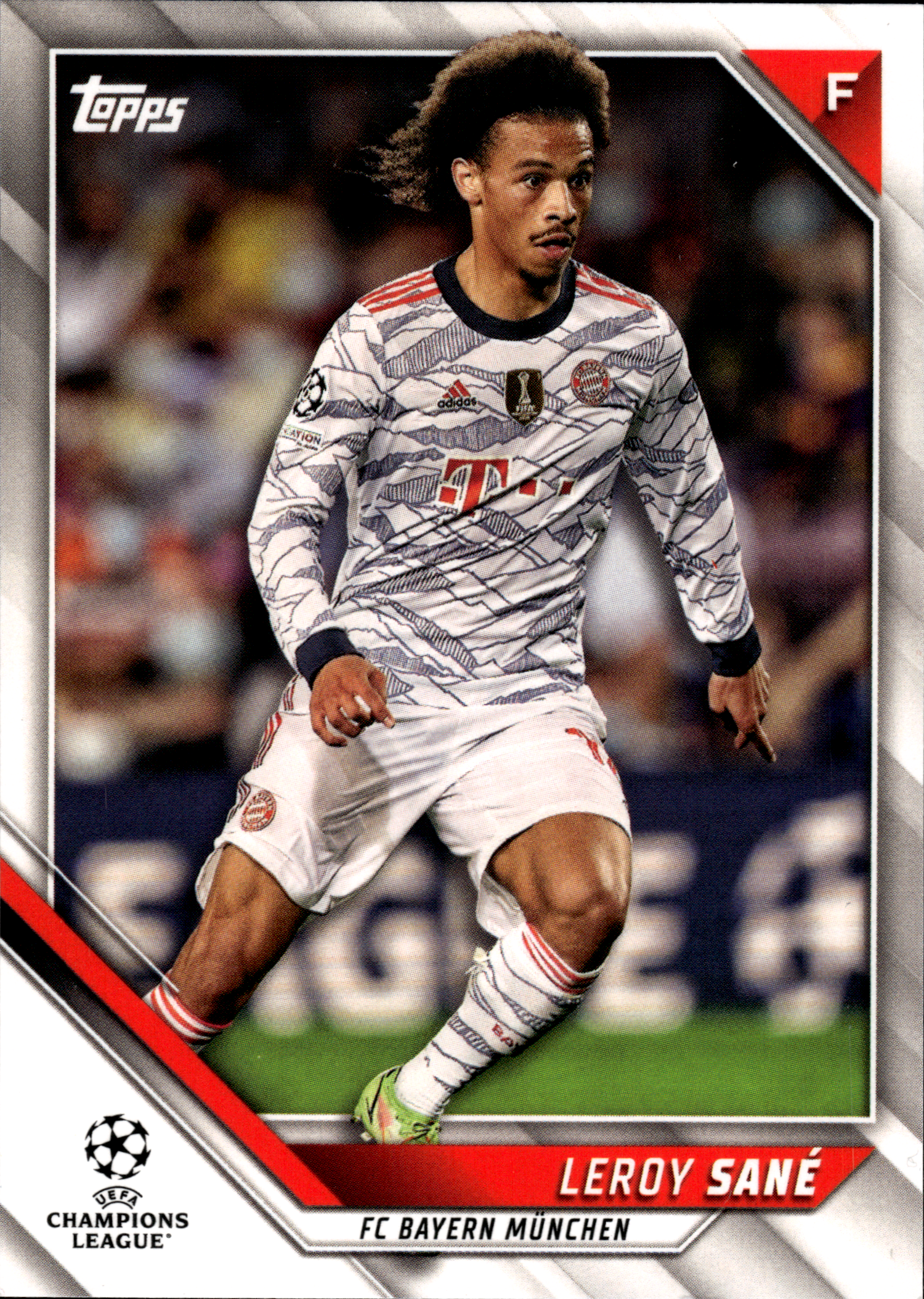 Leroy Sané - Topps UEFA Champions League Base Set 2021-22, Nr. 170 (Art.-Nr. SG103032)