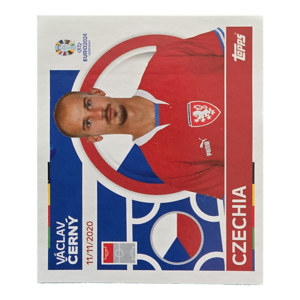 Václav Černý - Tschechische Republik, UEFA Euro 2024, Nr. CZE20