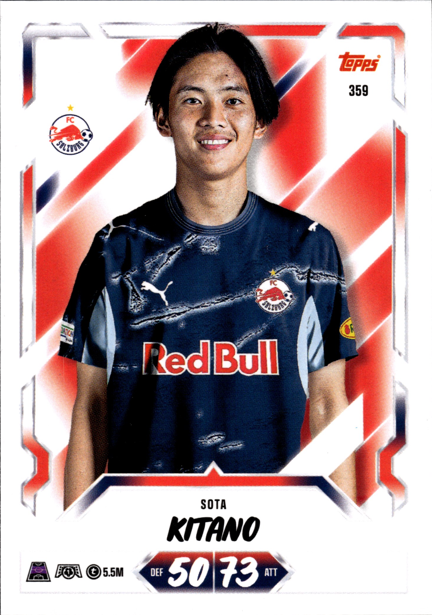 Sota Kitano - Topps Match Attax UEFA Club Competitions Base Set 2026-27, Nr. 359 (Art.-Nr. SG107120)