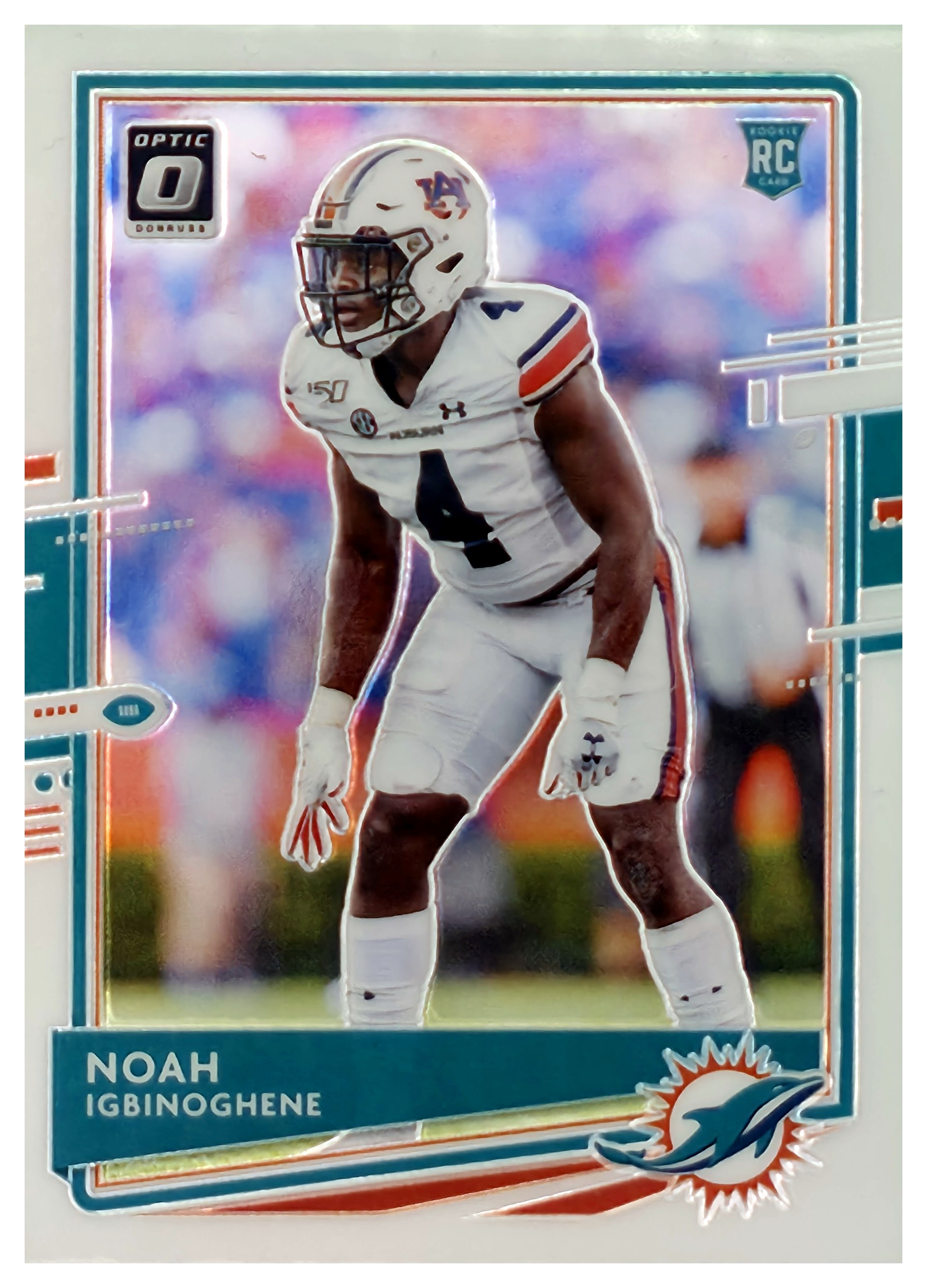 Noah Igbinoghene - Panini Donruss Optic Base Set 2020, Nr. 111 – Rookie Card (Art.-Nr. SG108671)