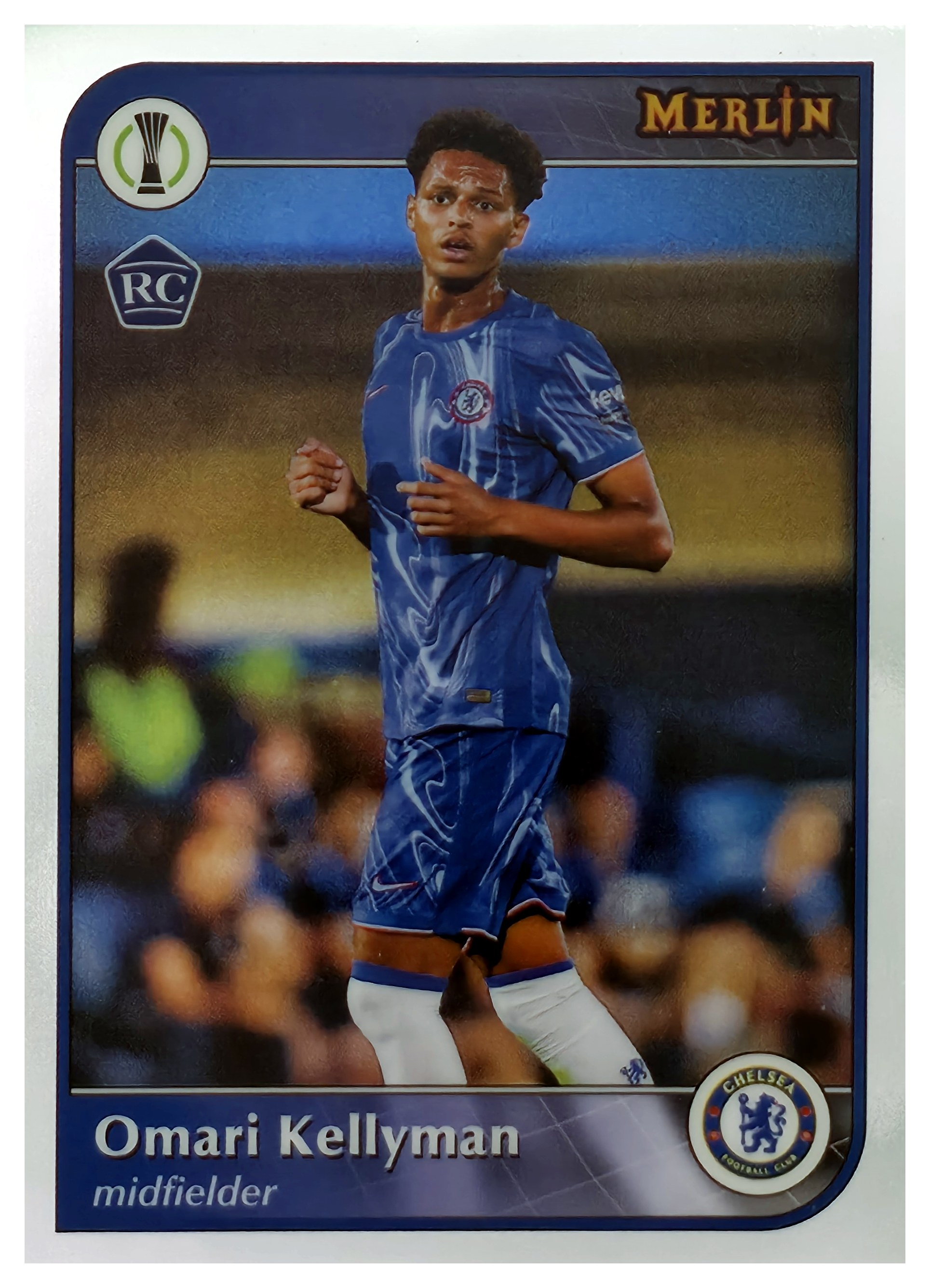 Omari Kellyman - Topps Merlin Chrome UEFA Club Competitions Base Set 2024-25, Nr. 71 – Rookie Card (Art.-Nr. SG110875)