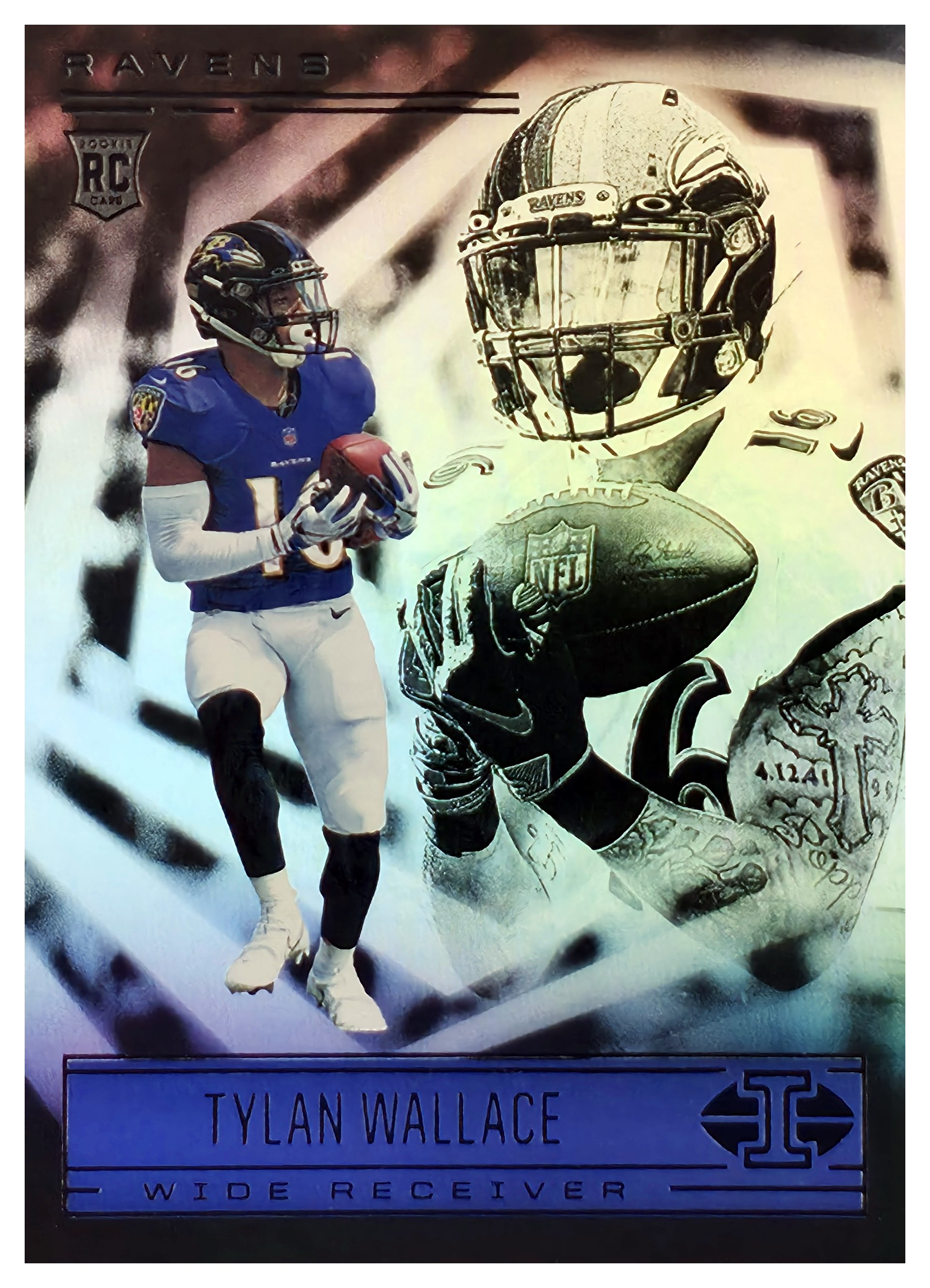 Tylan Wallace - Panini Illusions Base Set 2021, Nr. 84 – Rookie Card (Art.-Nr. SG106682)