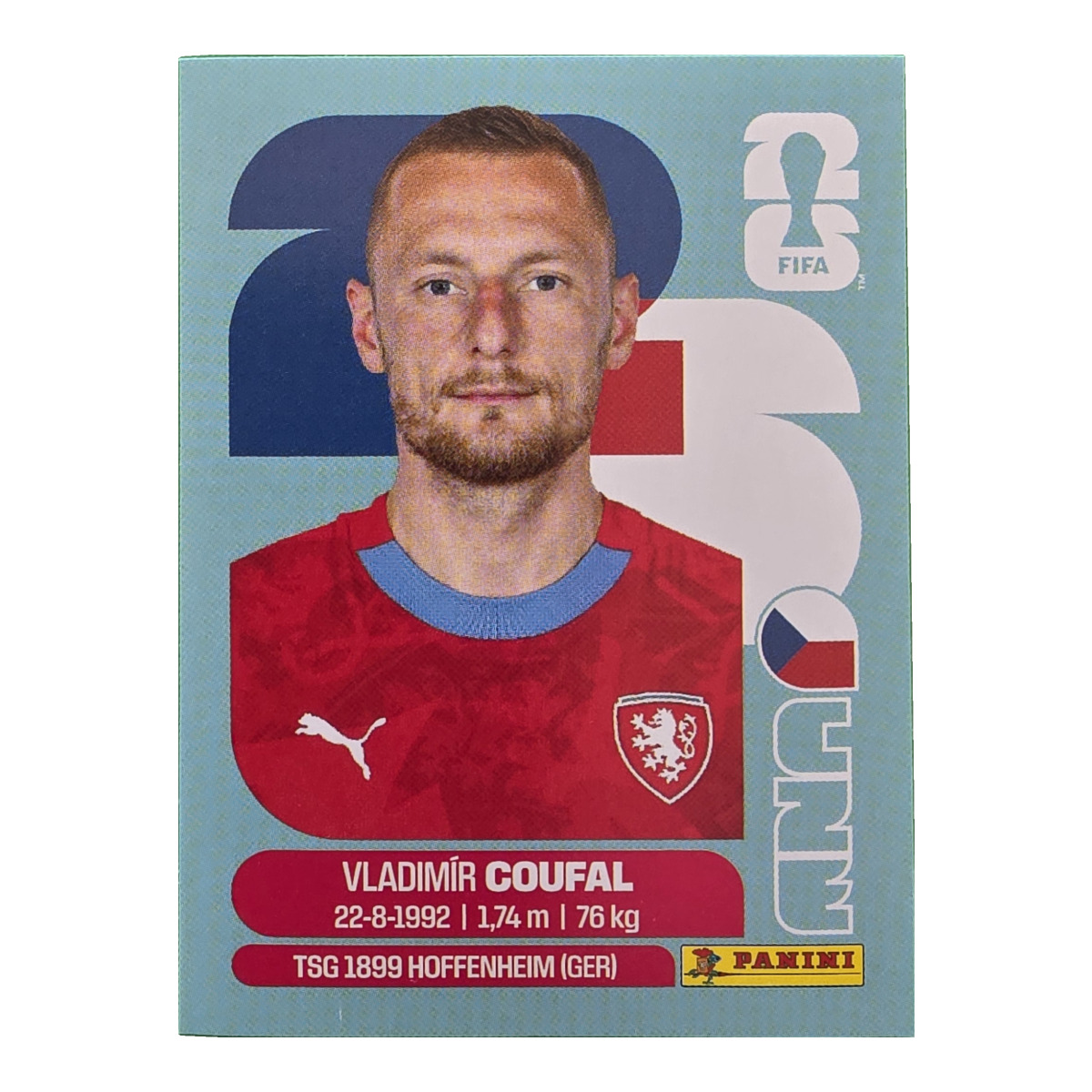 Vladimir Coufal - Tschechische Republik, FIFA WM 2026, Nr. CZE5