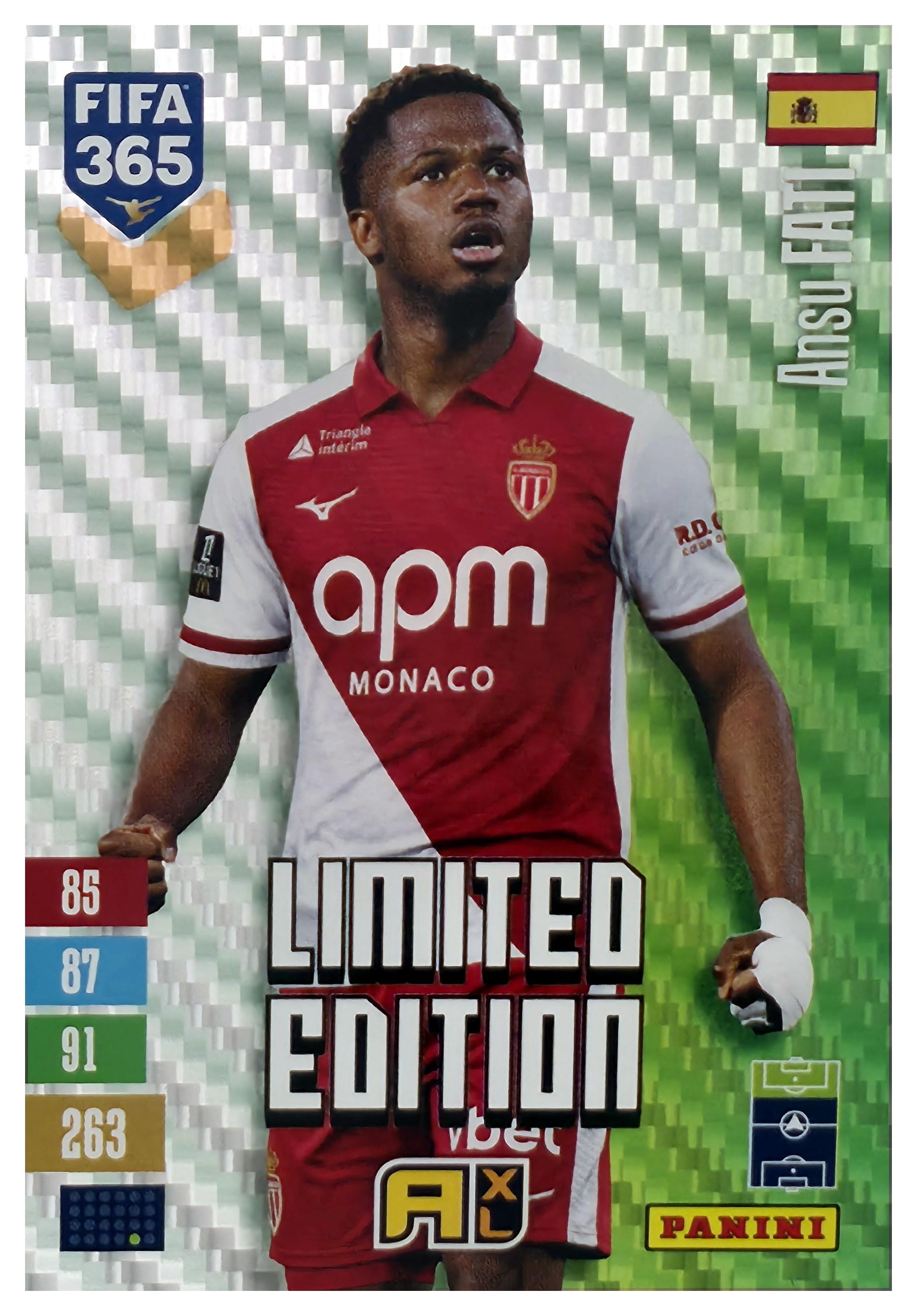 Ansu Fati - Panini Adrenalyn XL FIFA 365 Limited Edition 2026-27 (Insert)