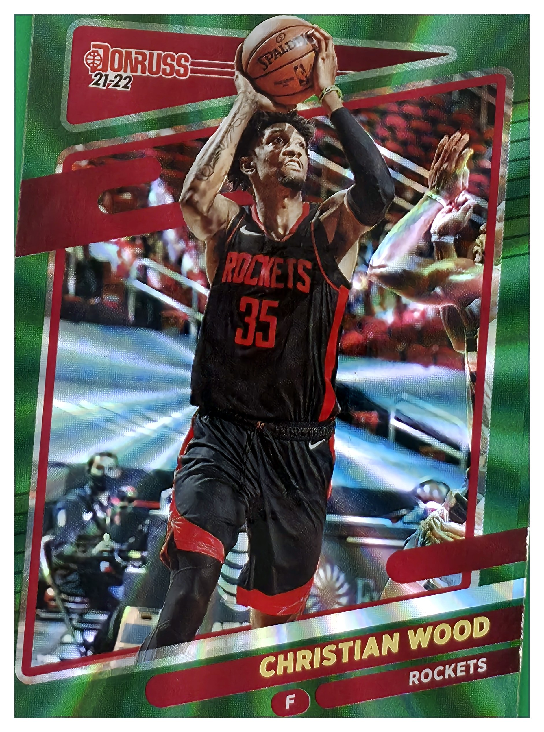 Christian Wood - Panini Donruss Base Set 2021-22, Nr. 69 – Holo Green Laser (Art.-Nr. SG108584)