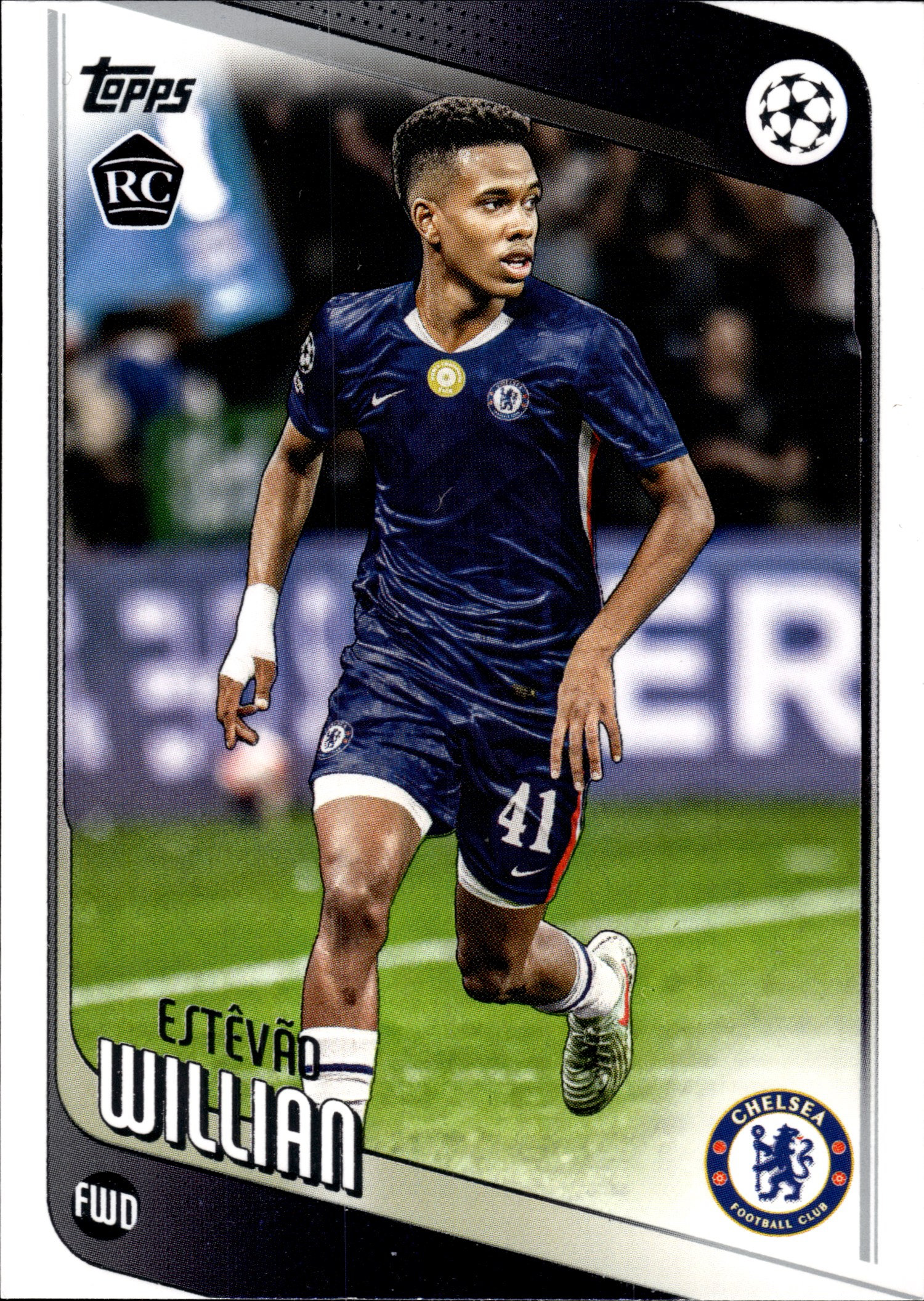 Estêvão Willian - Topps UEFA Club Competitions Base Set 2025-26, Nr. 66 – Rookie Card (Art.-Nr. SG109260)