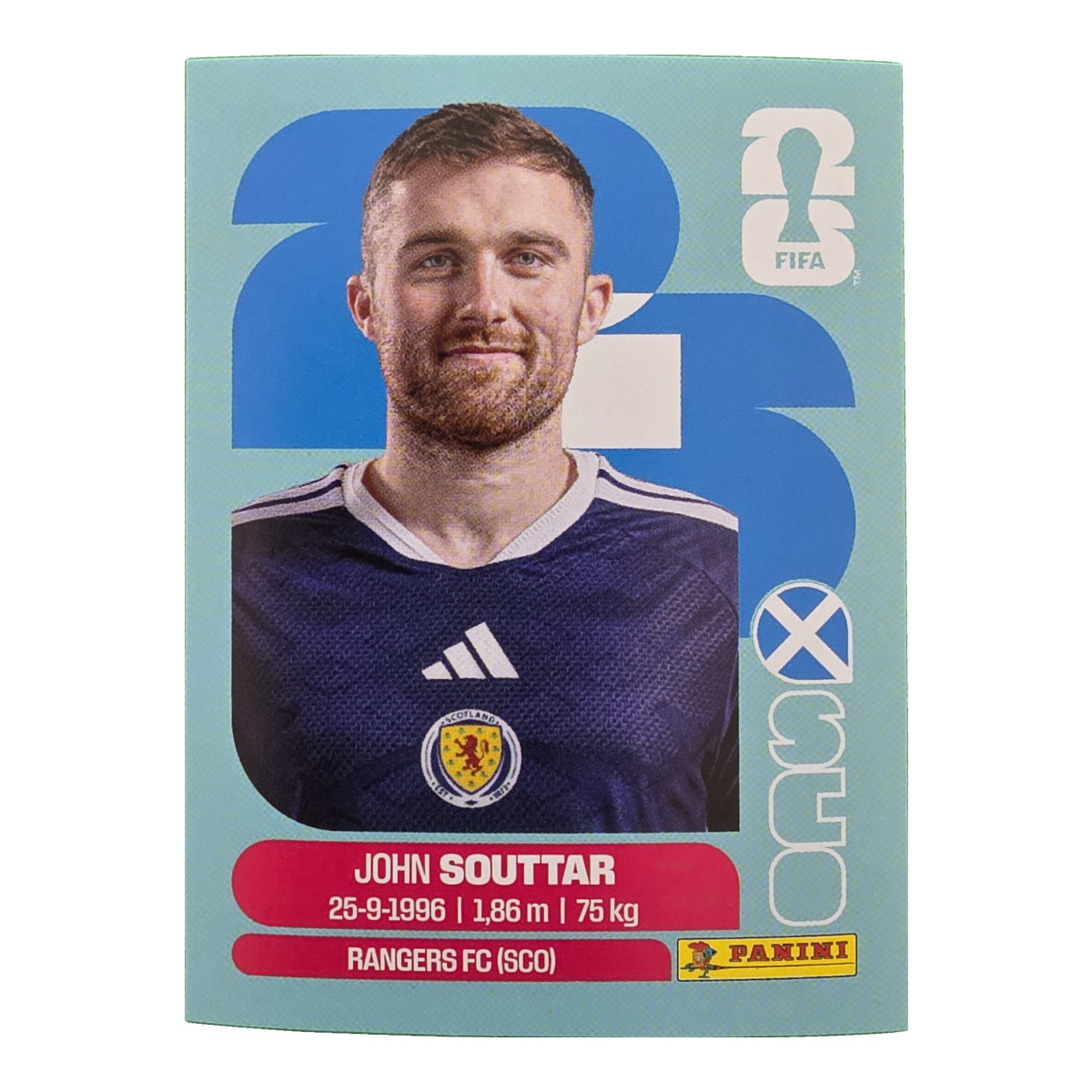 John Souttar - Schottland, FIFA WM 2026, Nr. SCO8