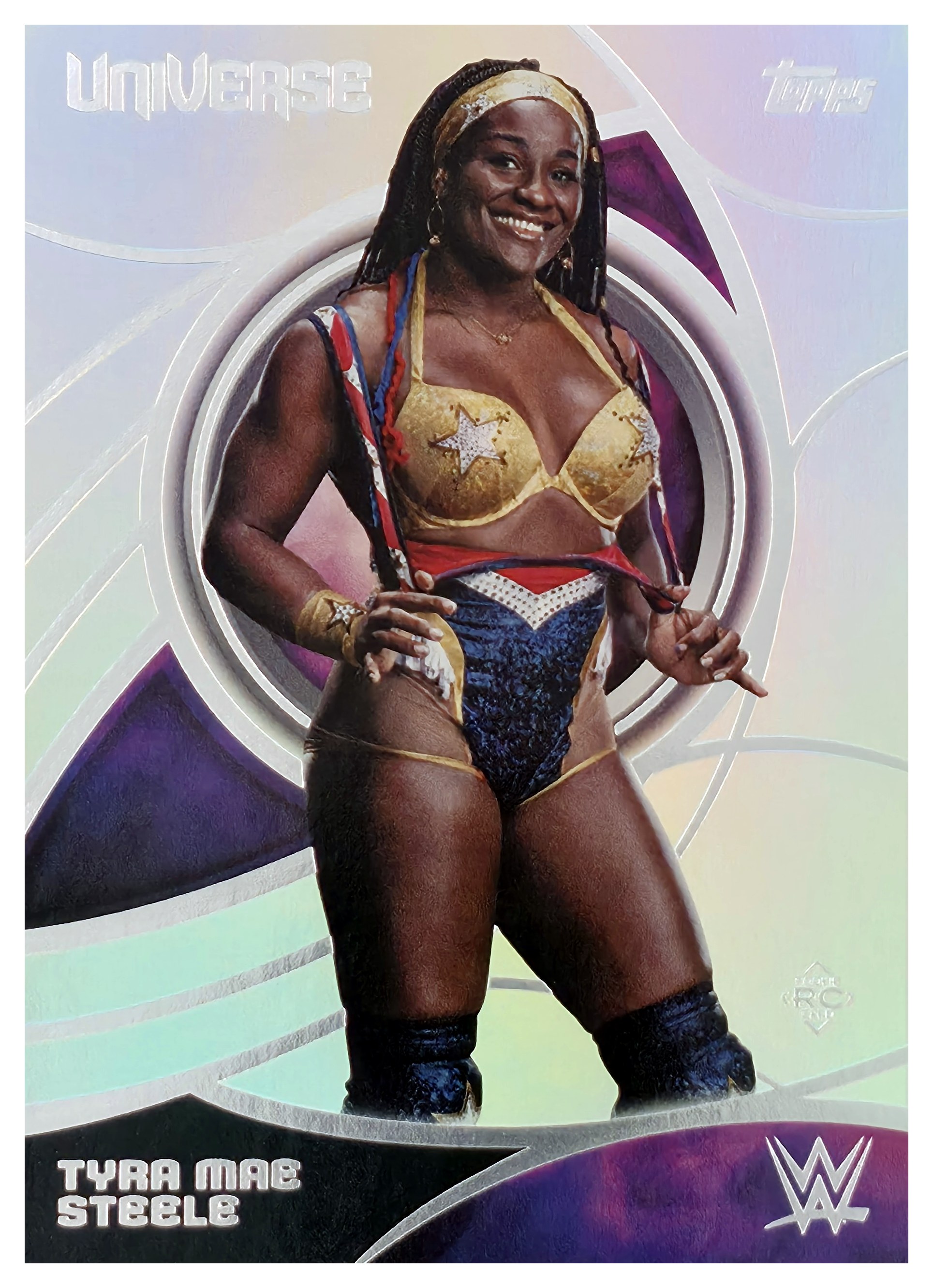Tyra Mae Steele - Topps WWE Universe Base Set 2026, Nr. 36 – Rookie Card (Art.-Nr. SG111036)