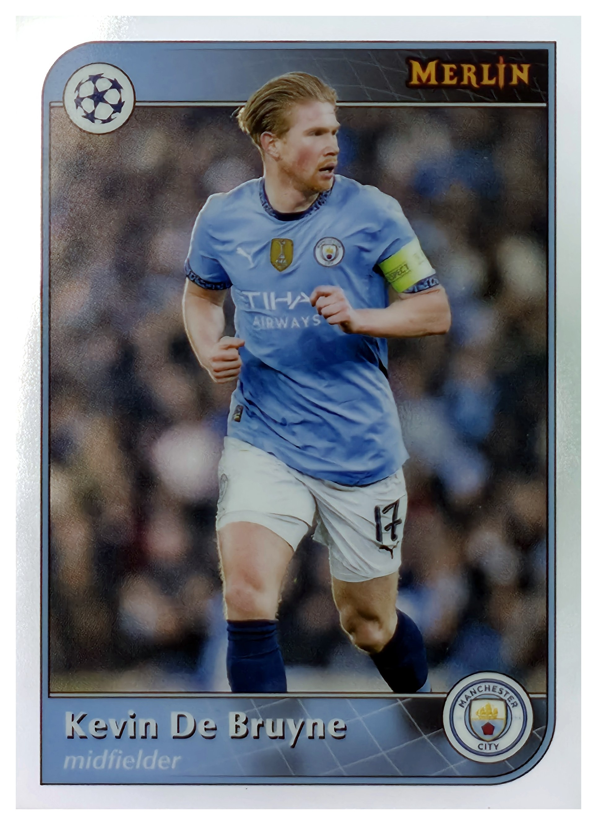 Kevin De Bruyne - Topps Merlin Chrome UEFA Club Competitions Base Set 2024-25, Nr. 14 (Art.-Nr. SG108194)