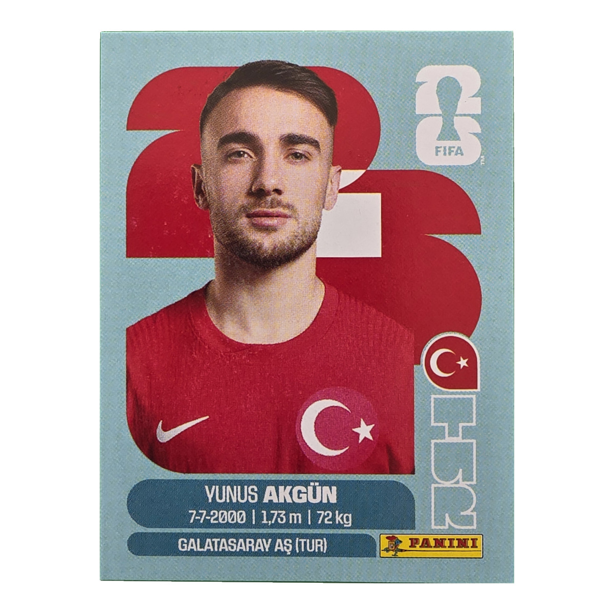 Yunus Akgun - Türkei, FIFA WM 2026, Nr. TUR16