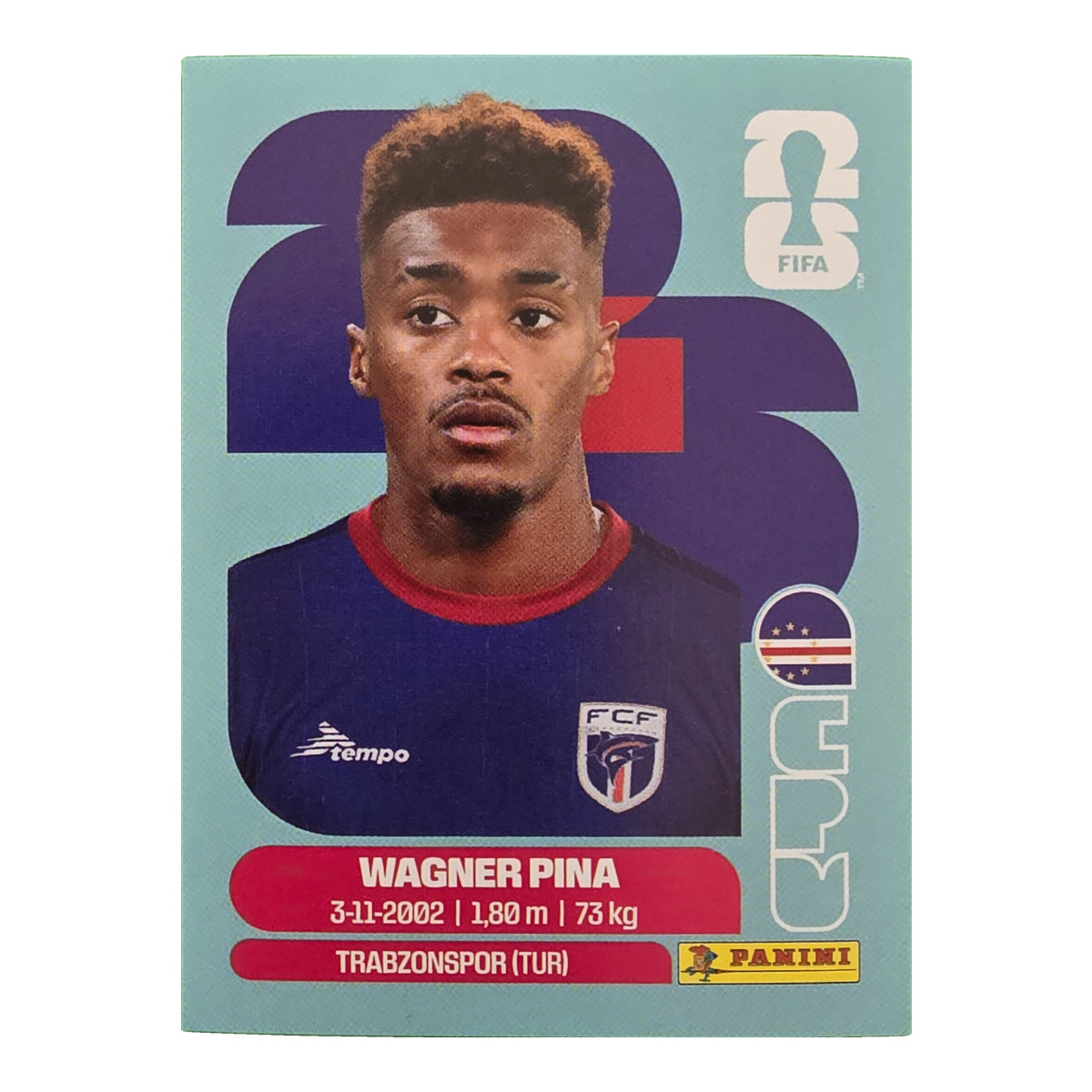 Wagner Pina - Kap Verde, FIFA WM 2026, Nr. CPV7